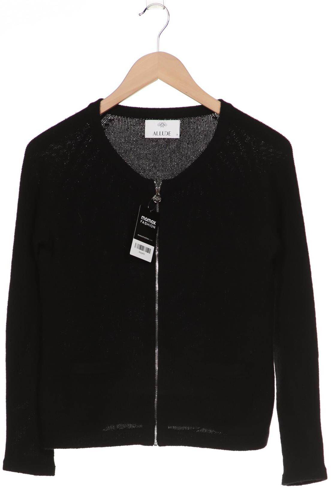 

Allude Damen Strickjacke, schwarz, Gr. 38