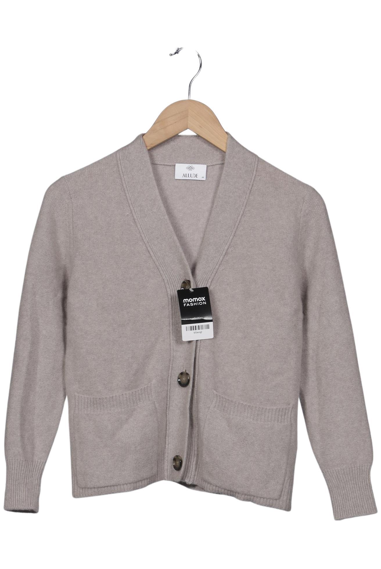 

Allude Damen Strickjacke, beige, Gr. 34