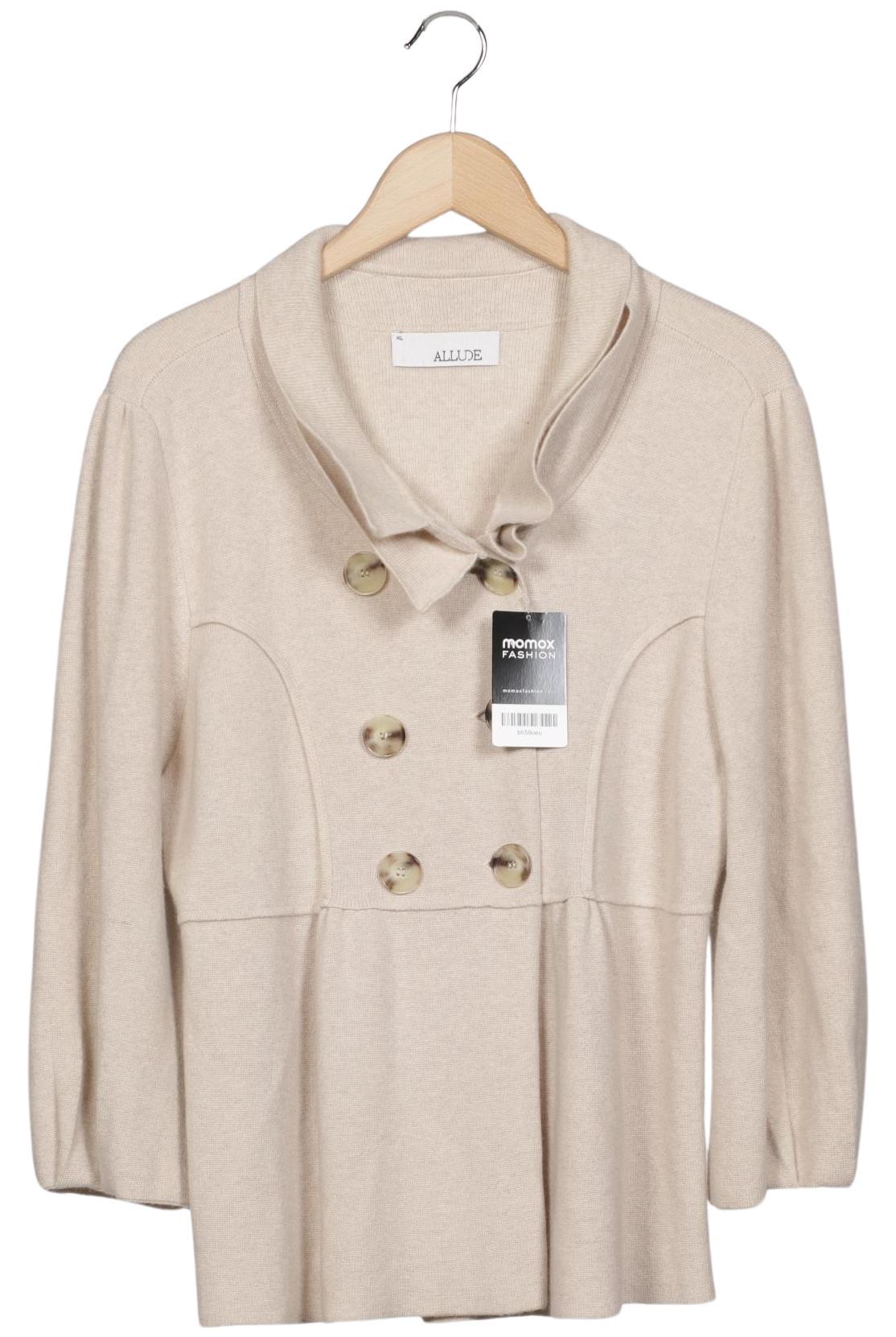 

Allude Damen Strickjacke, beige, Gr. 44