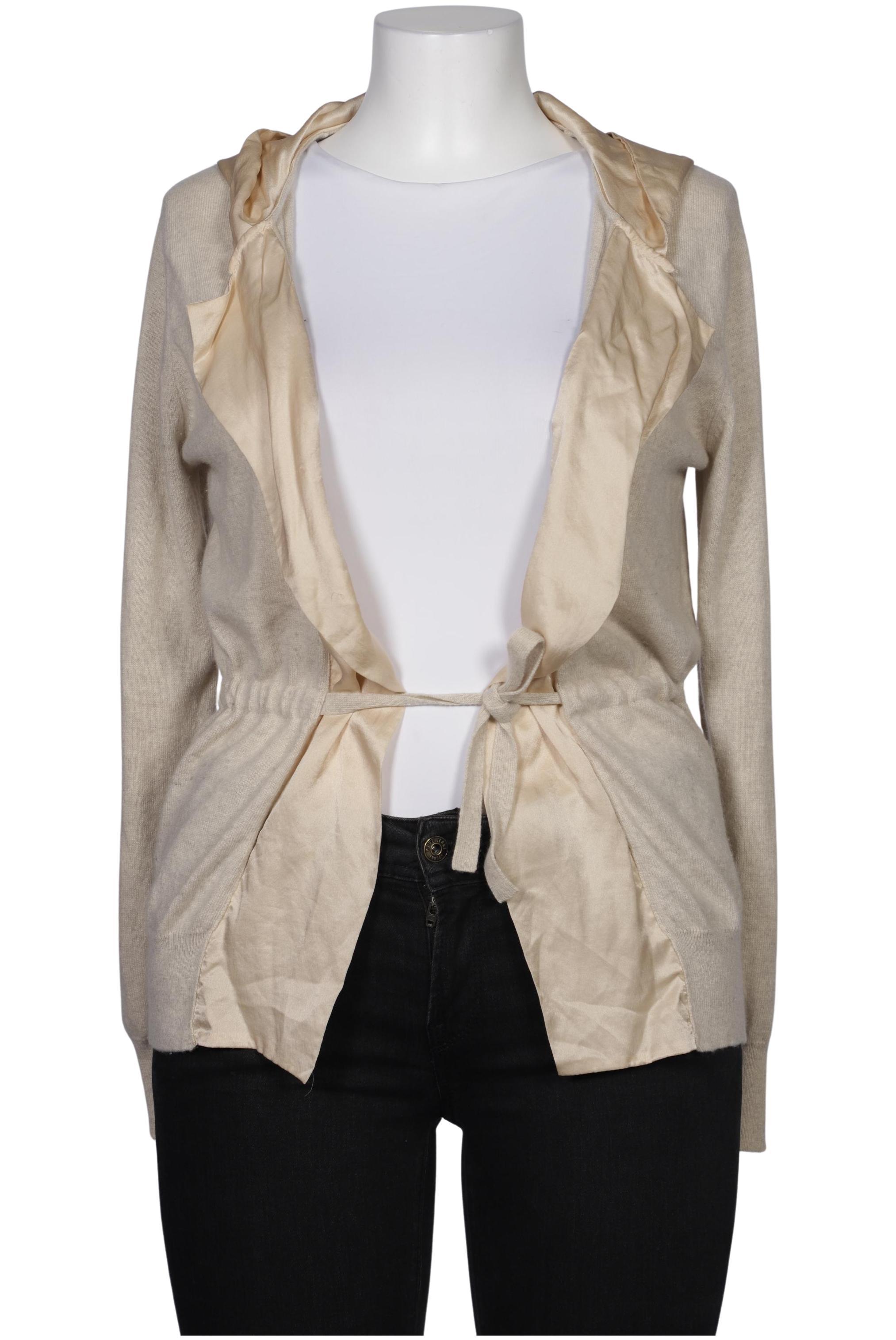 

Allude Damen Strickjacke, beige, Gr. 42