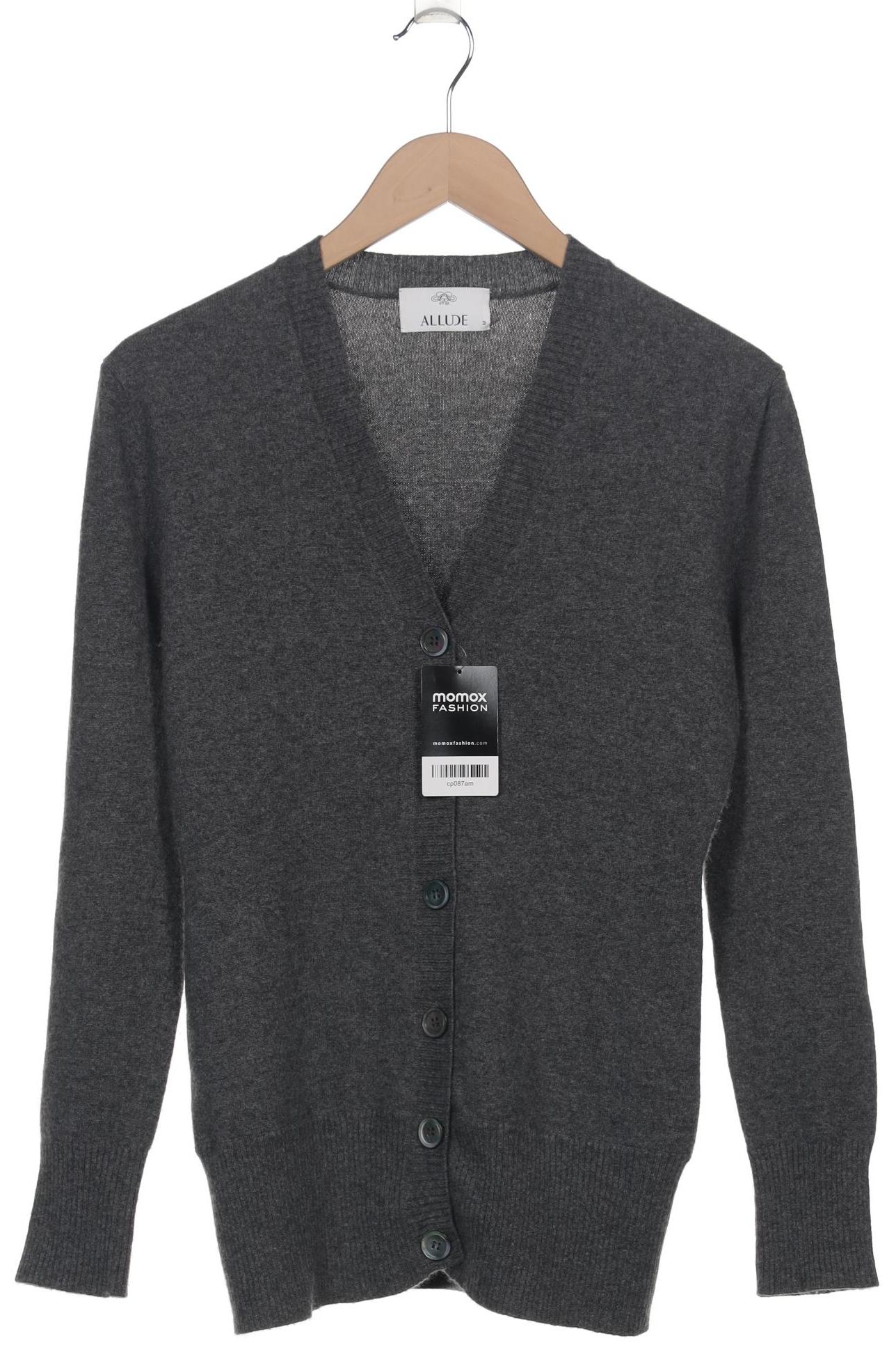 

Allude Damen Strickjacke, grau, Gr. 38