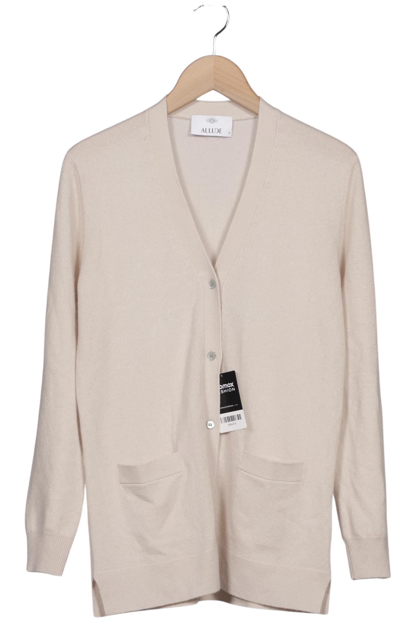 

Allude Damen Strickjacke, beige, Gr. 38