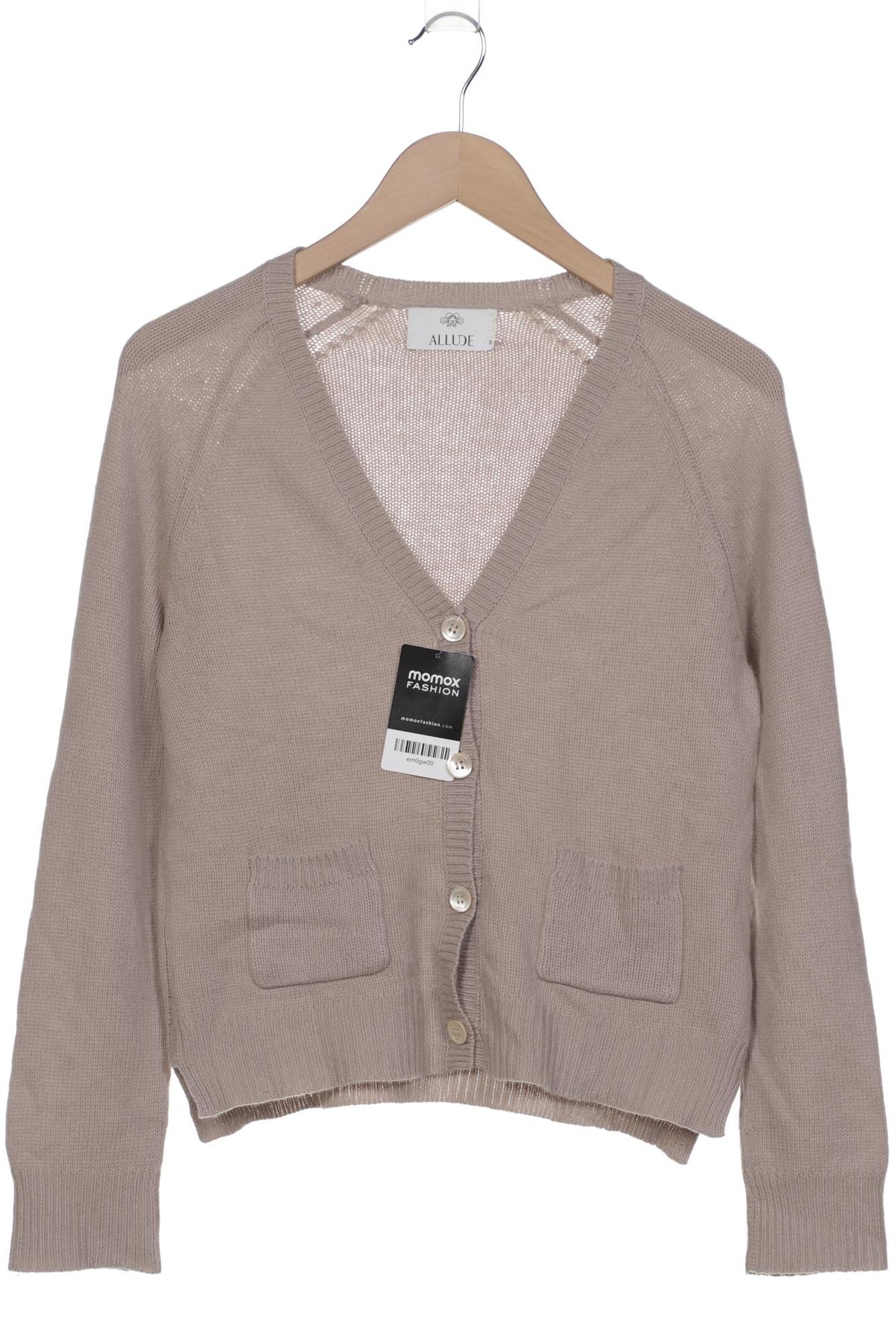 

Allude Damen Strickjacke, beige, Gr. 38
