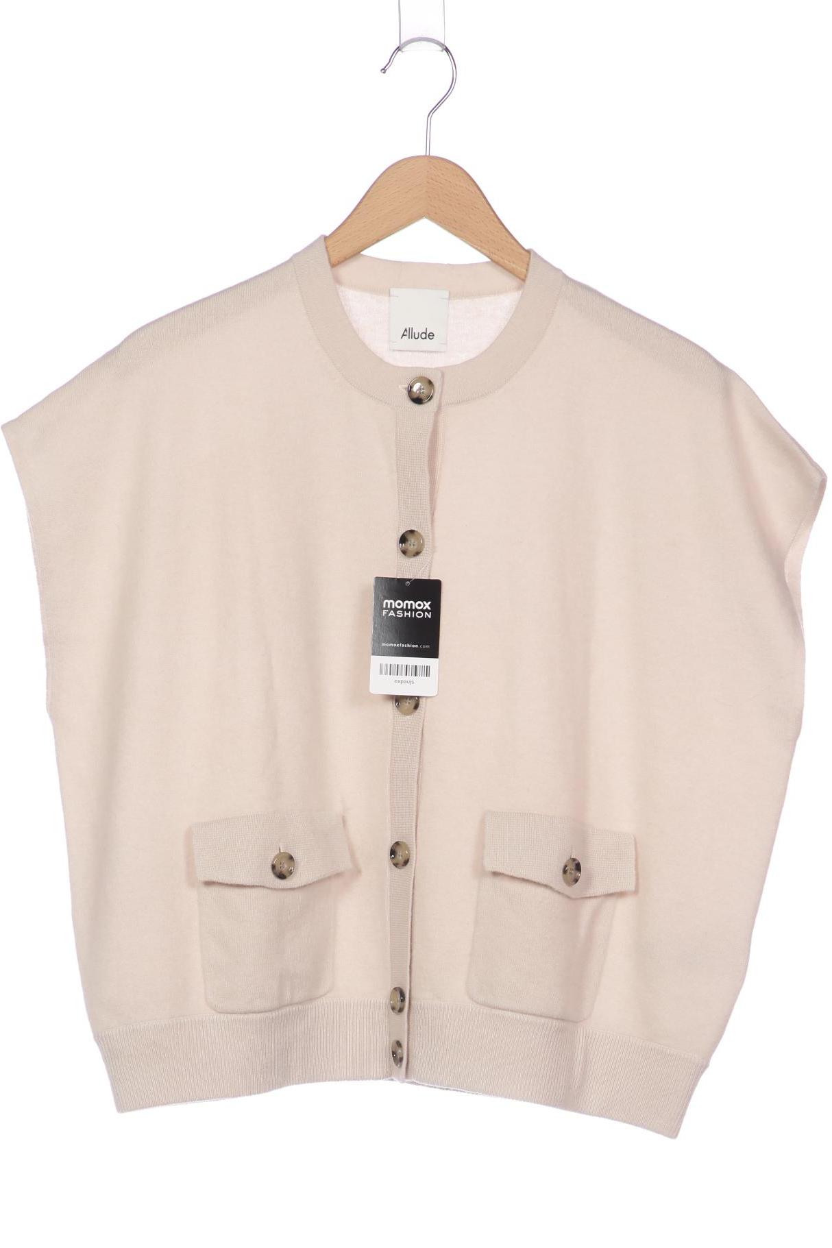 

Allude Damen Strickjacke, beige, Gr. 42