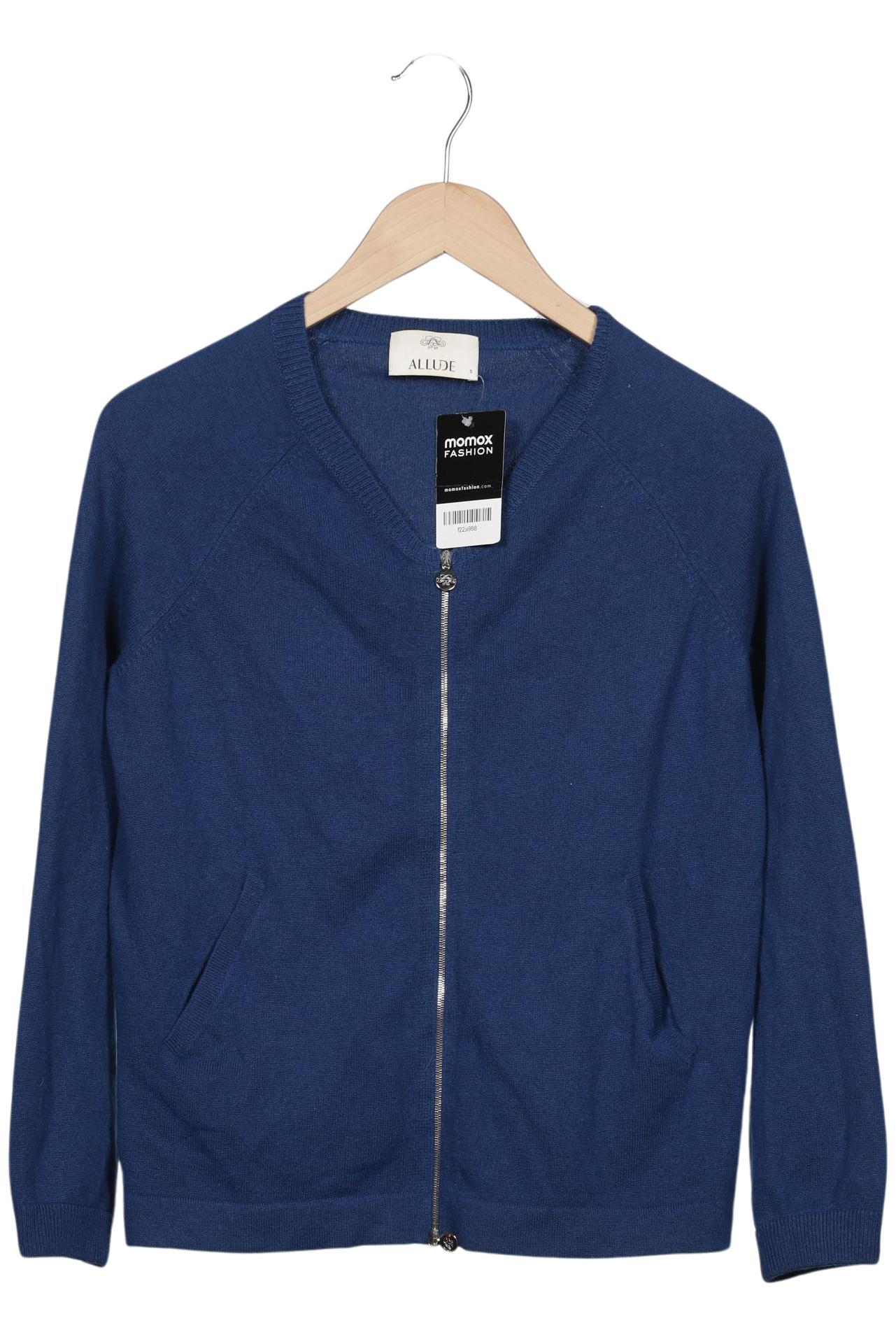 

Allude Damen Strickjacke, blau, Gr. 36