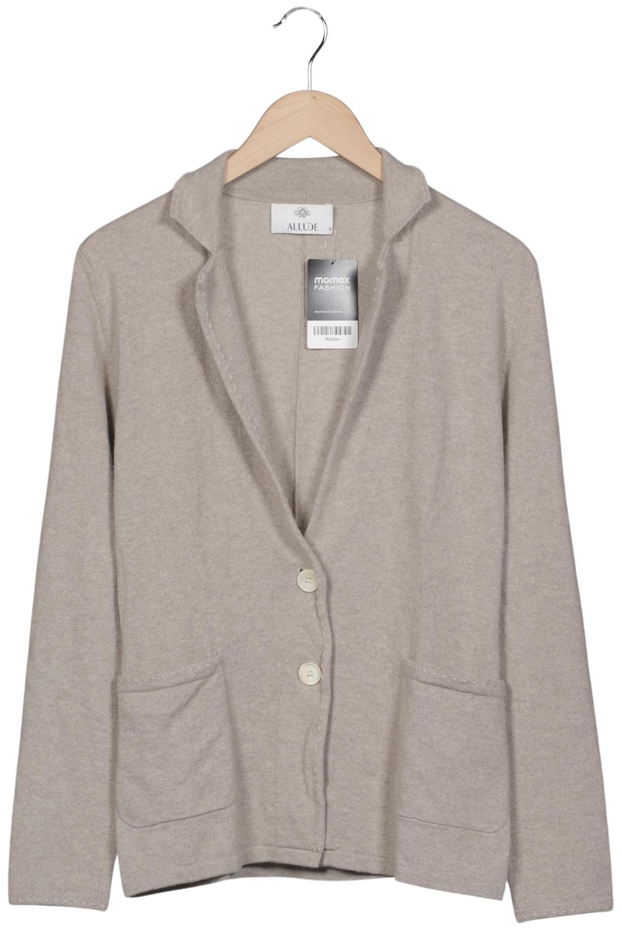 

Allude Damen Strickjacke, beige, Gr. 38