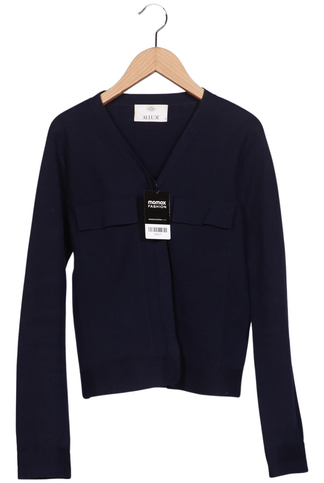 

Allude Damen Strickjacke, marineblau, Gr. 38