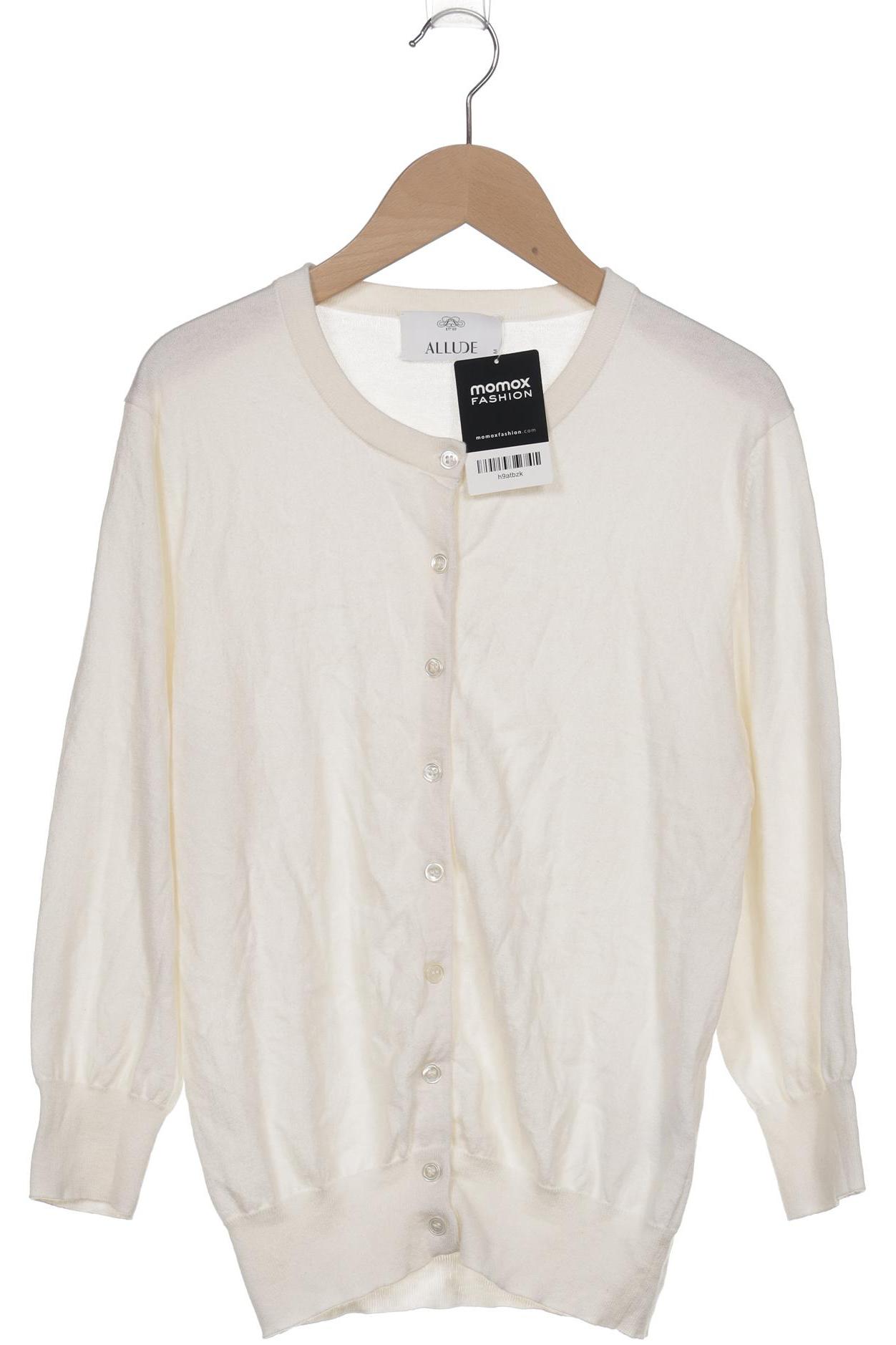 

Allude Damen Strickjacke, cremeweiß, Gr. 38