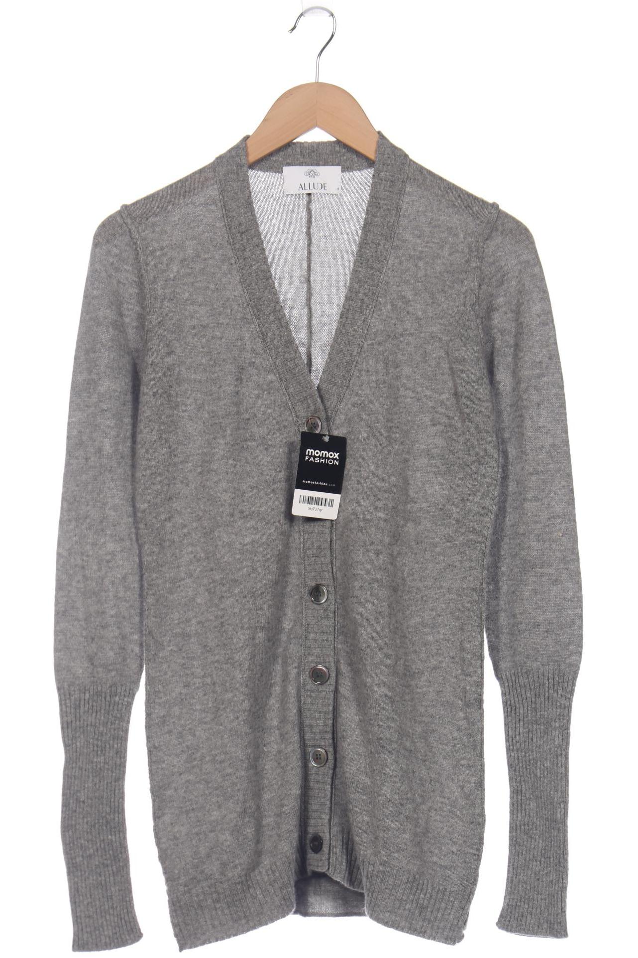 

Allude Damen Strickjacke, grau, Gr. 36