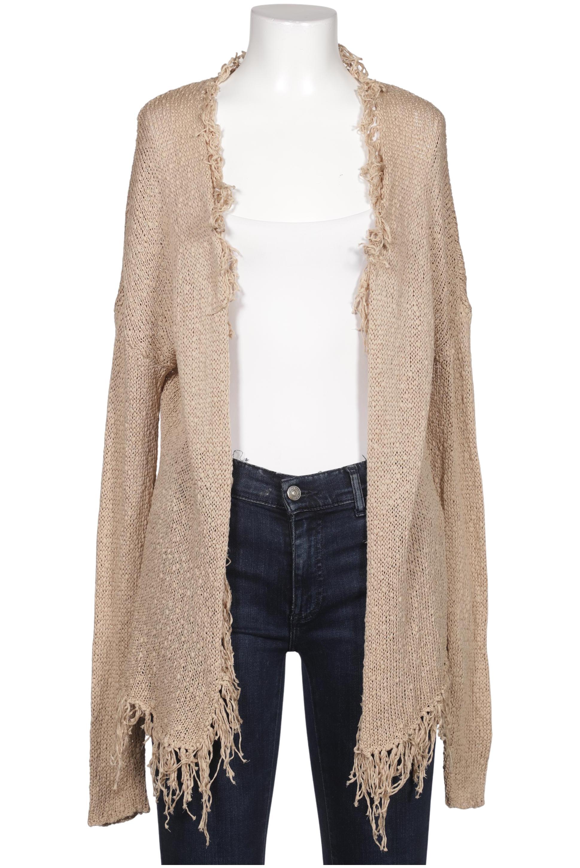 

Allude Damen Strickjacke, beige, Gr. 38
