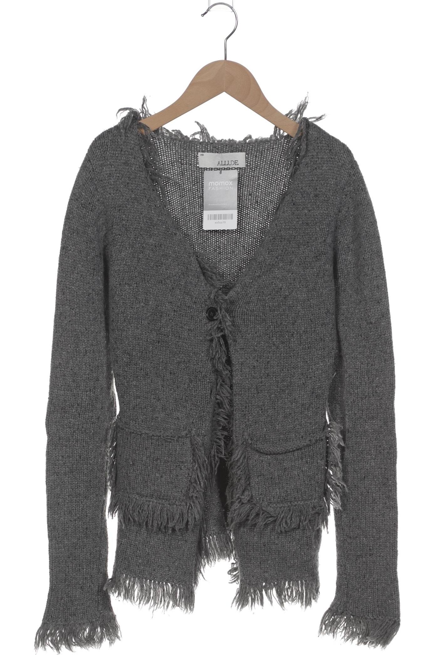 

Allude Damen Strickjacke, grau, Gr. 34