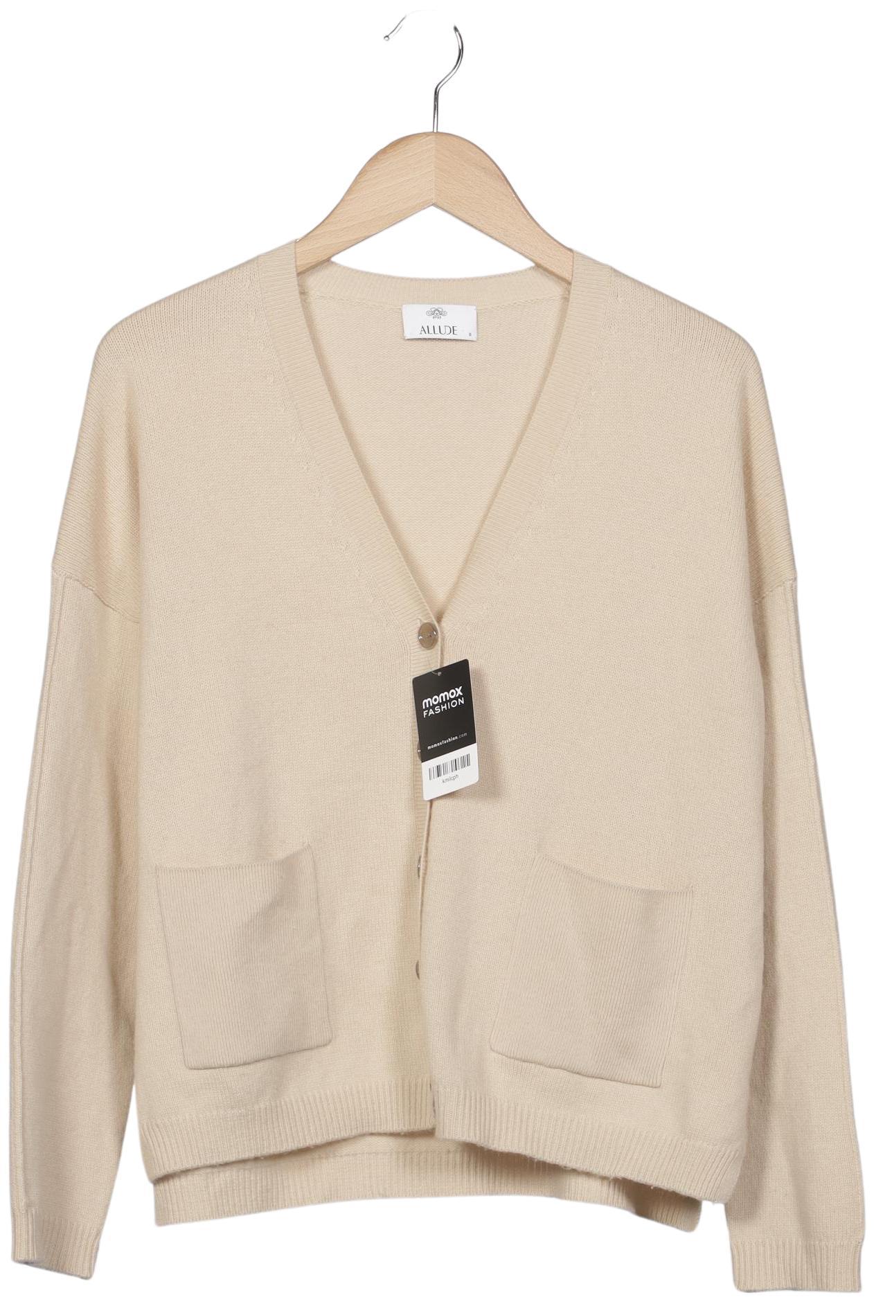 

Allude Damen Strickjacke, beige, Gr. 36