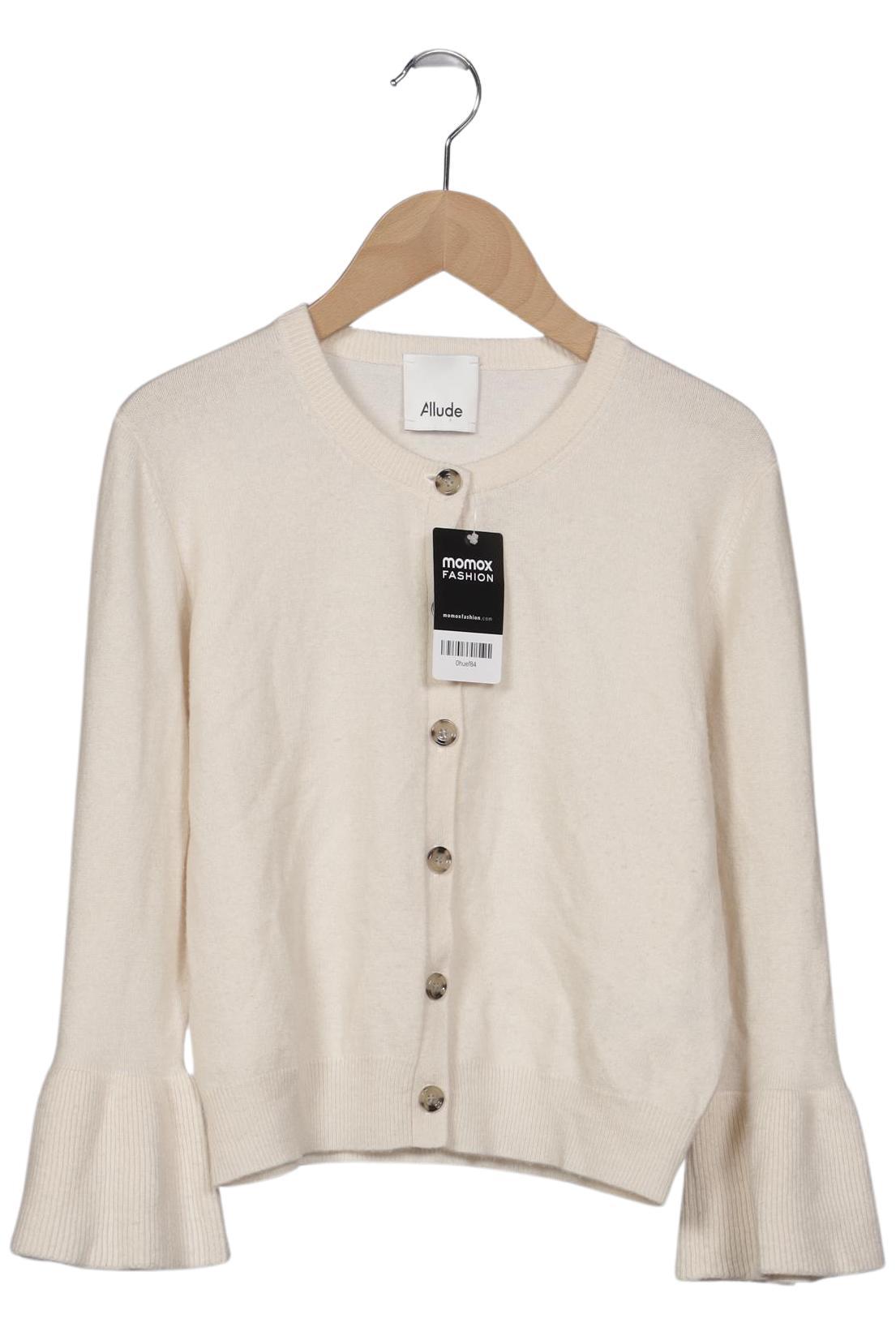 

Allude Damen Strickjacke, cremeweiß, Gr. 34