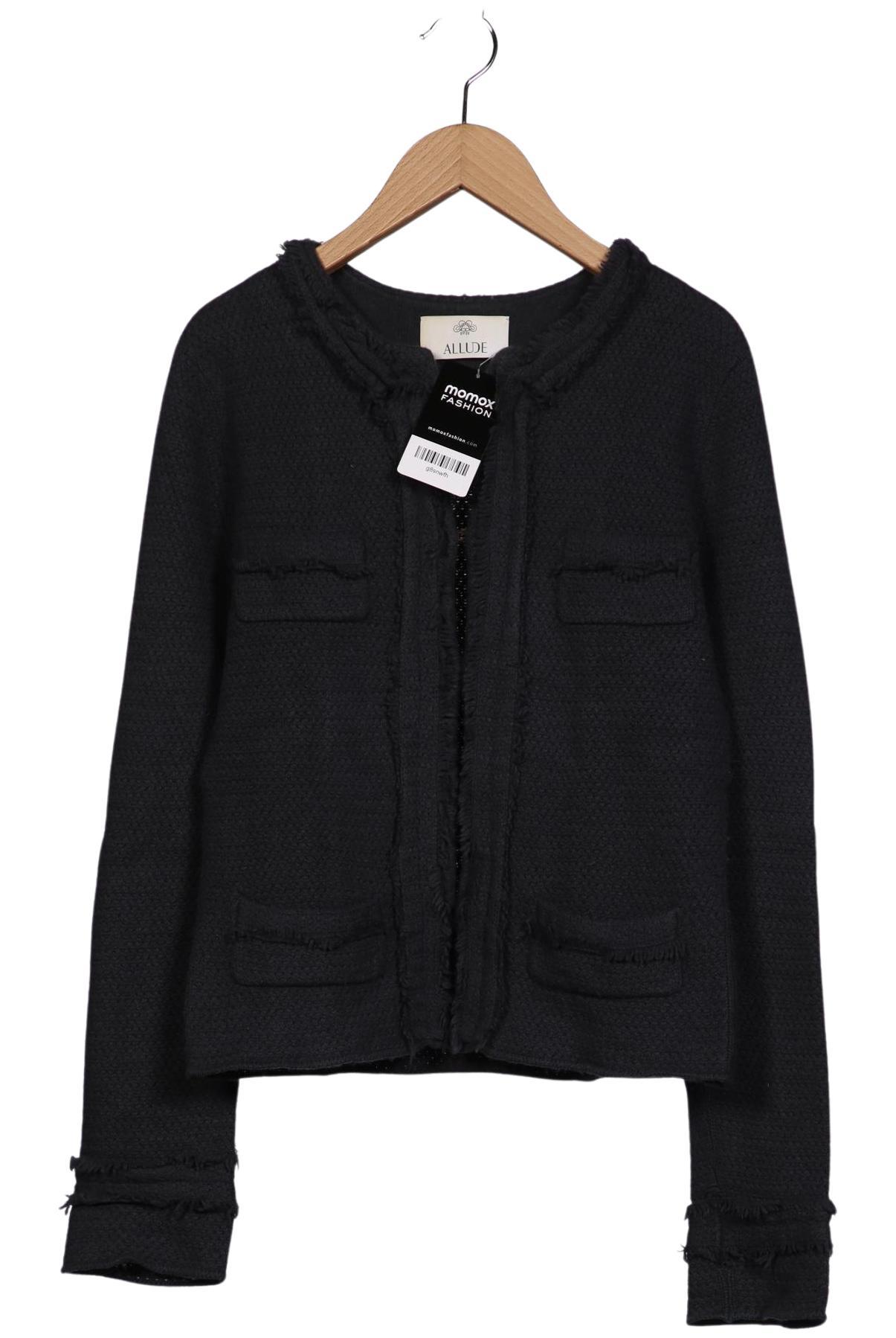 

Allude Damen Strickjacke, schwarz, Gr. 36