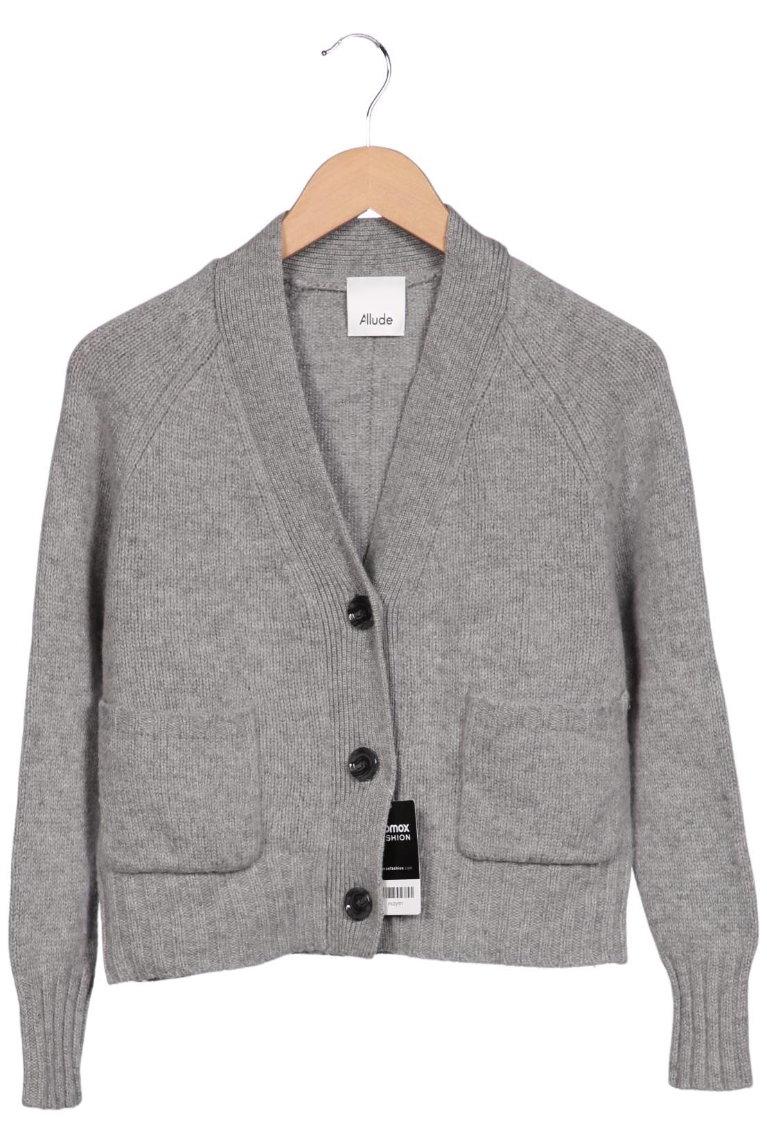 

Allude Damen Strickjacke, grau, Gr. 34