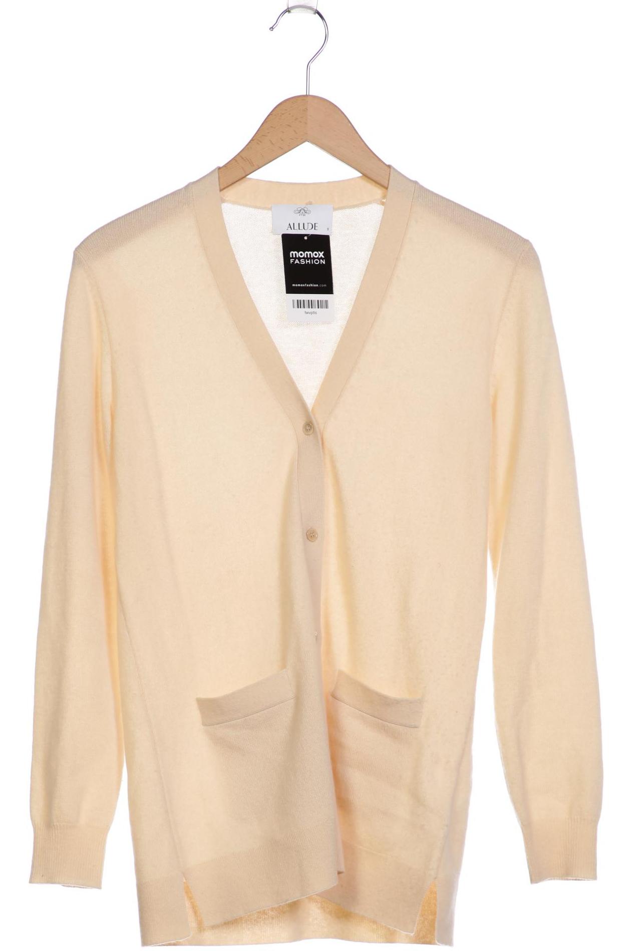 

Allude Damen Strickjacke, beige, Gr. 36