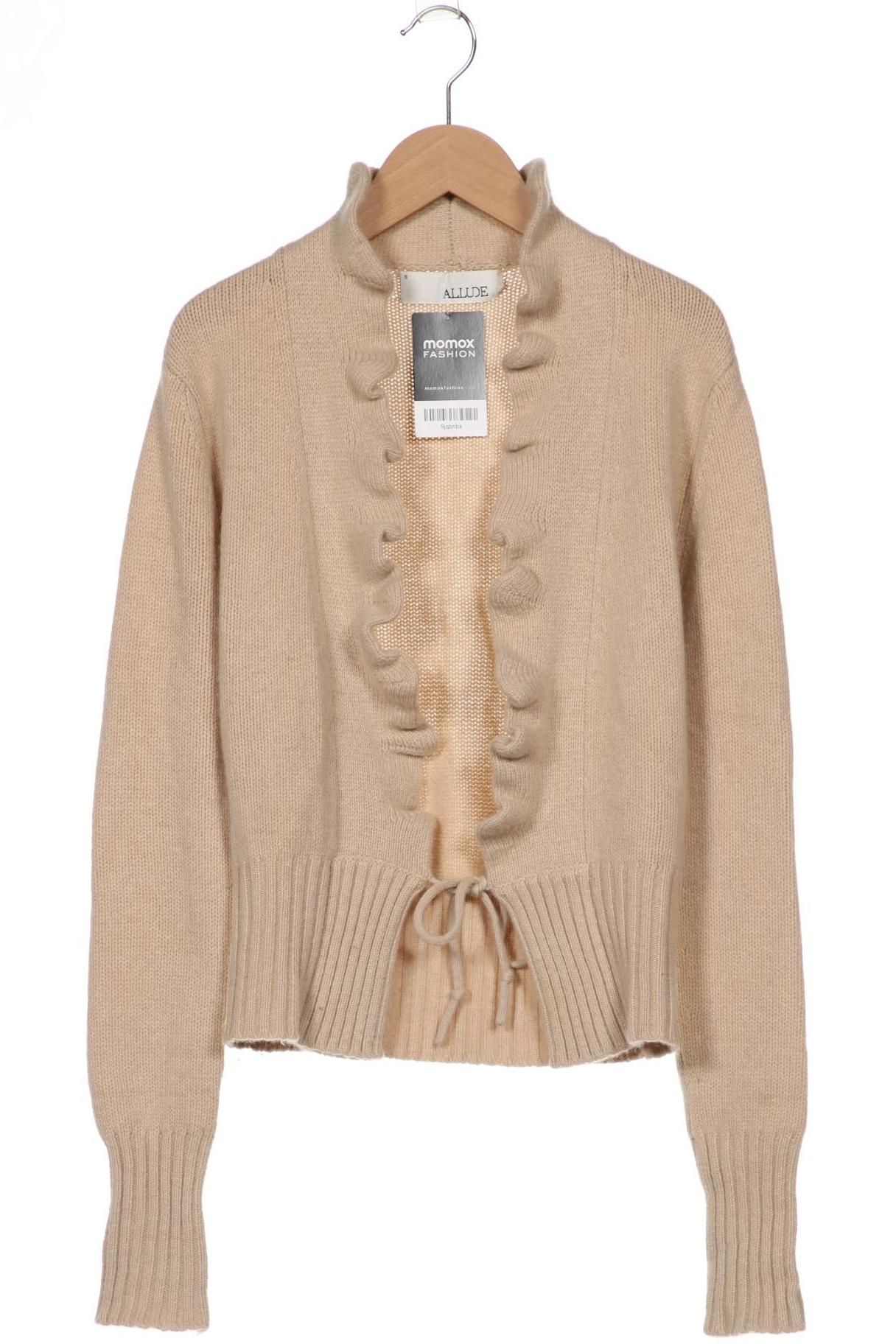

Allude Damen Strickjacke, beige, Gr. 36