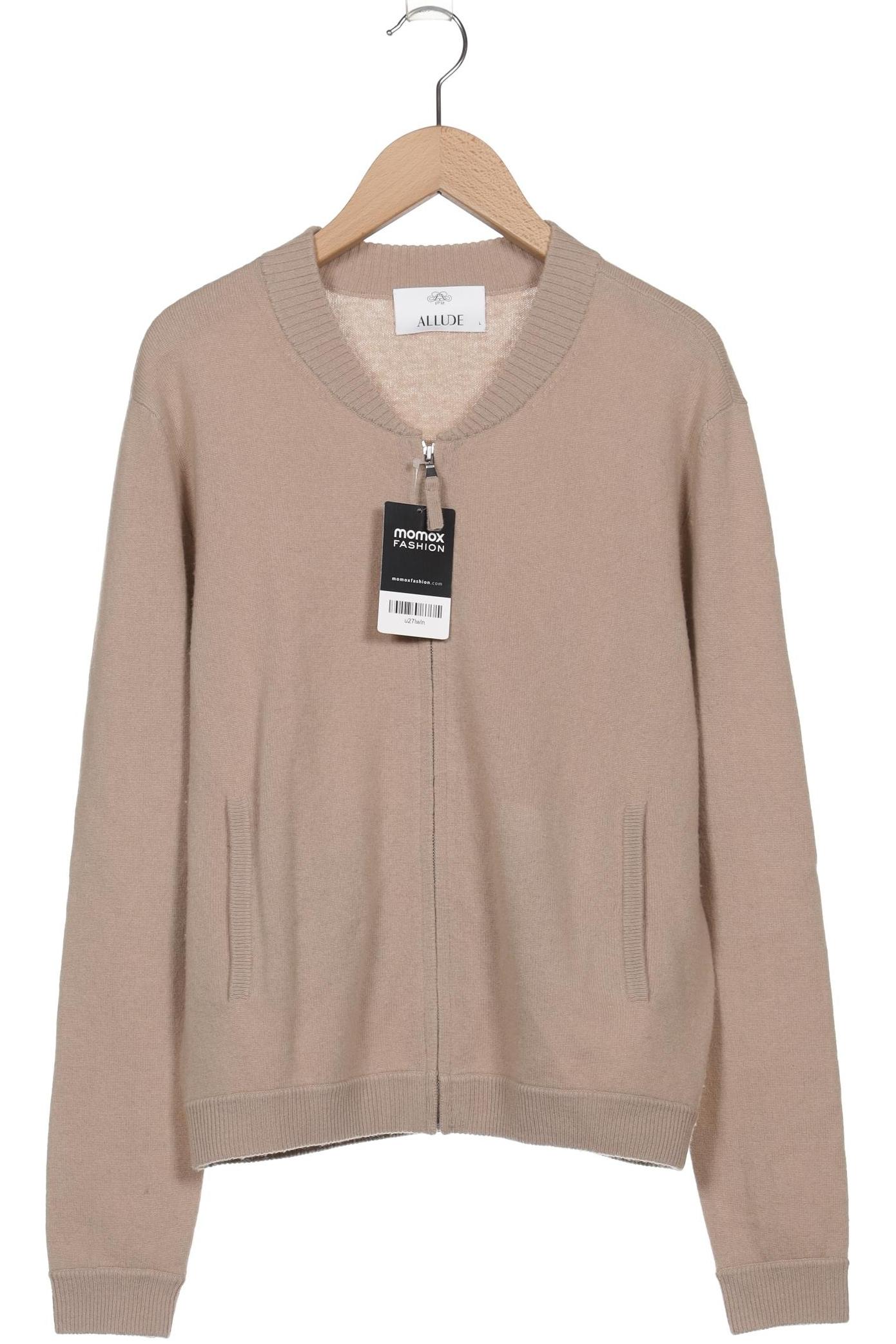 

Allude Damen Strickjacke, beige, Gr. 42