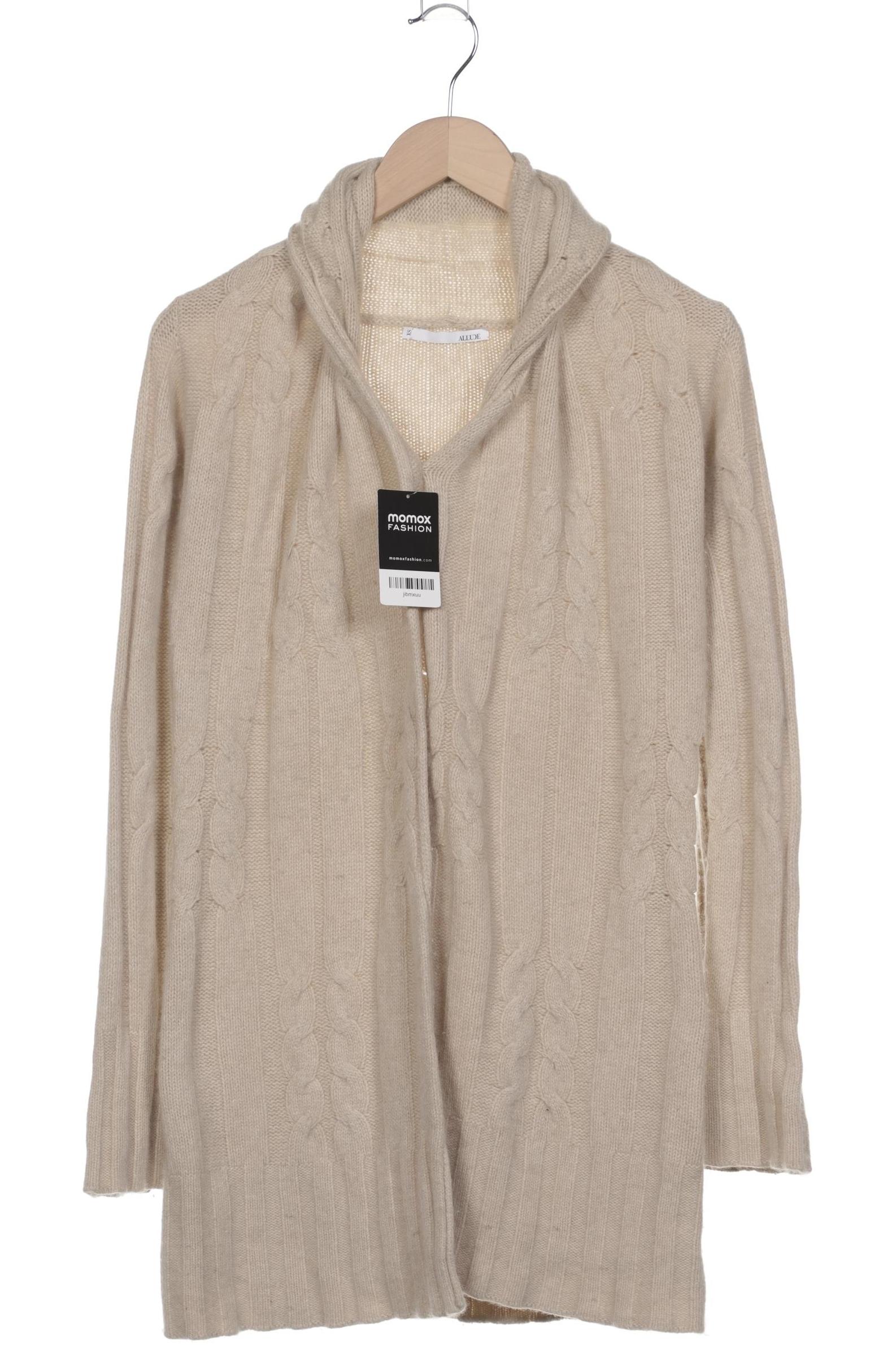 

Allude Damen Strickjacke, beige, Gr. 34