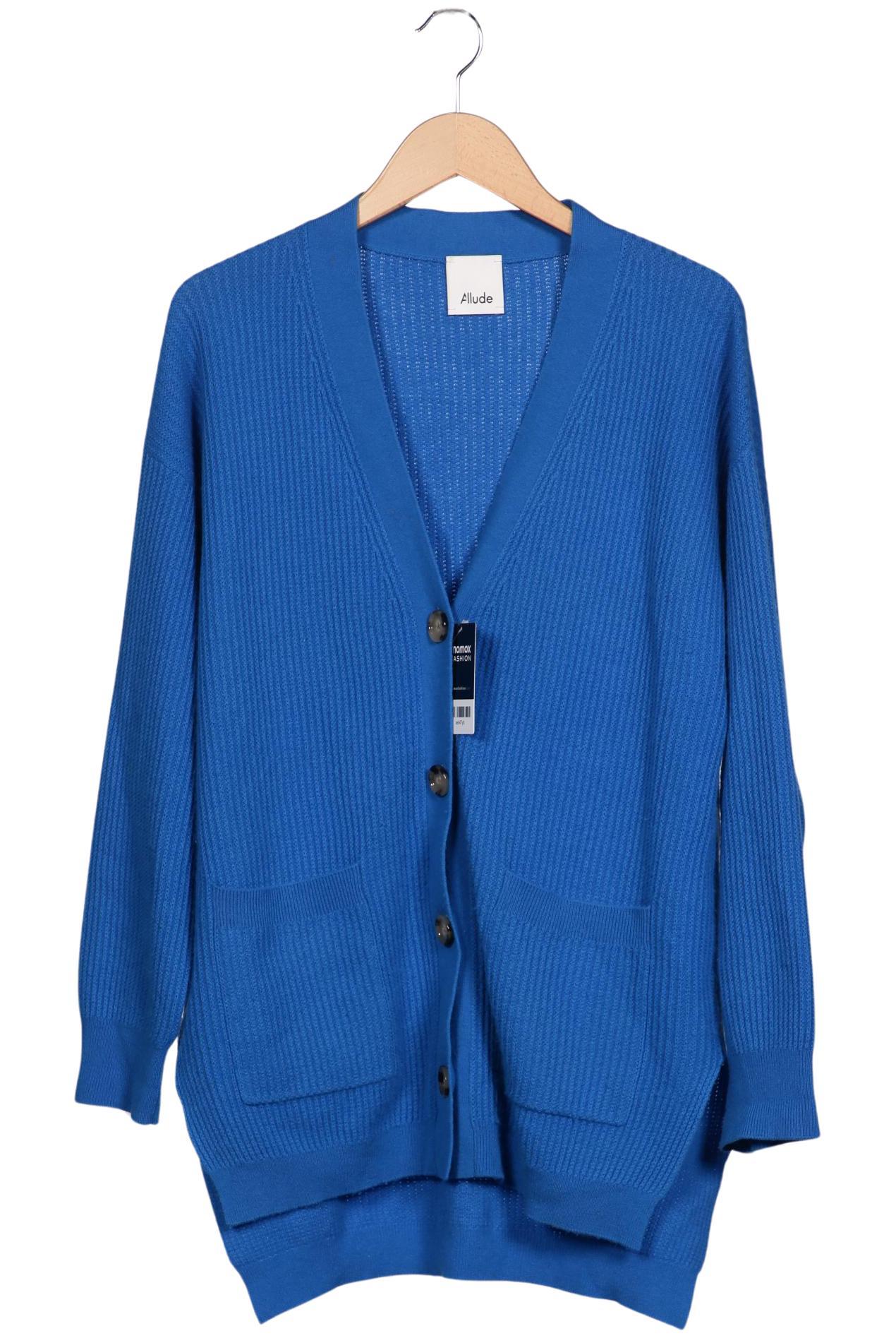 

Allude Damen Strickjacke, blau, Gr. 38