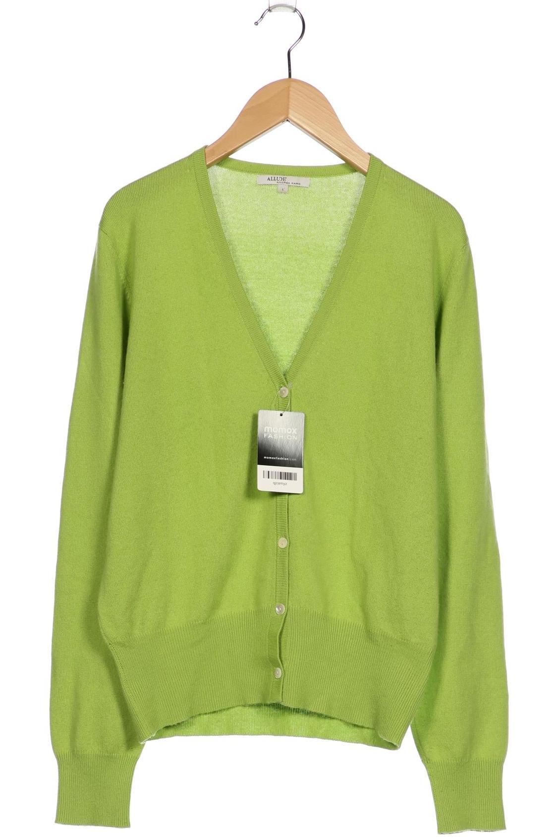 

Allude Damen Strickjacke, hellgrün, Gr. 42