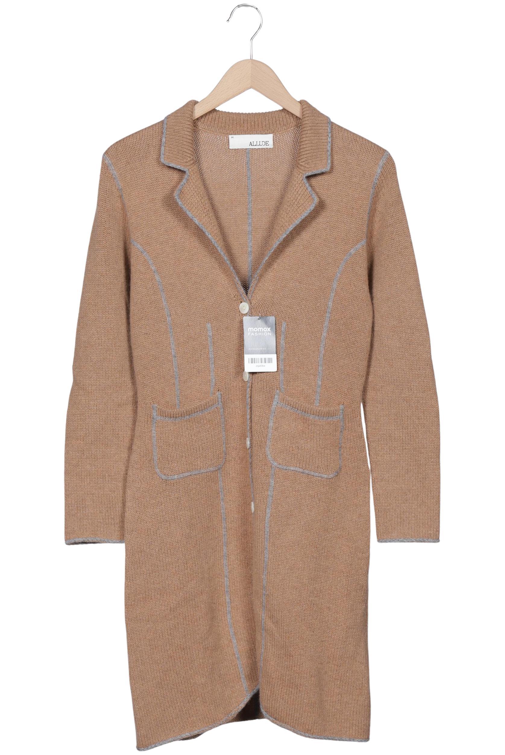 

Allude Damen Strickjacke, beige, Gr. 38