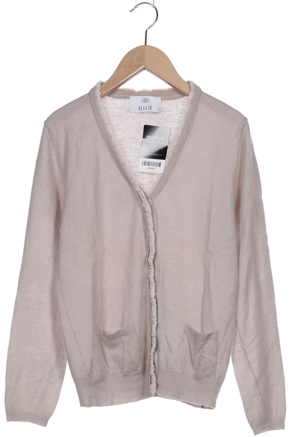 

Allude Damen Strickjacke, beige, Gr. 44