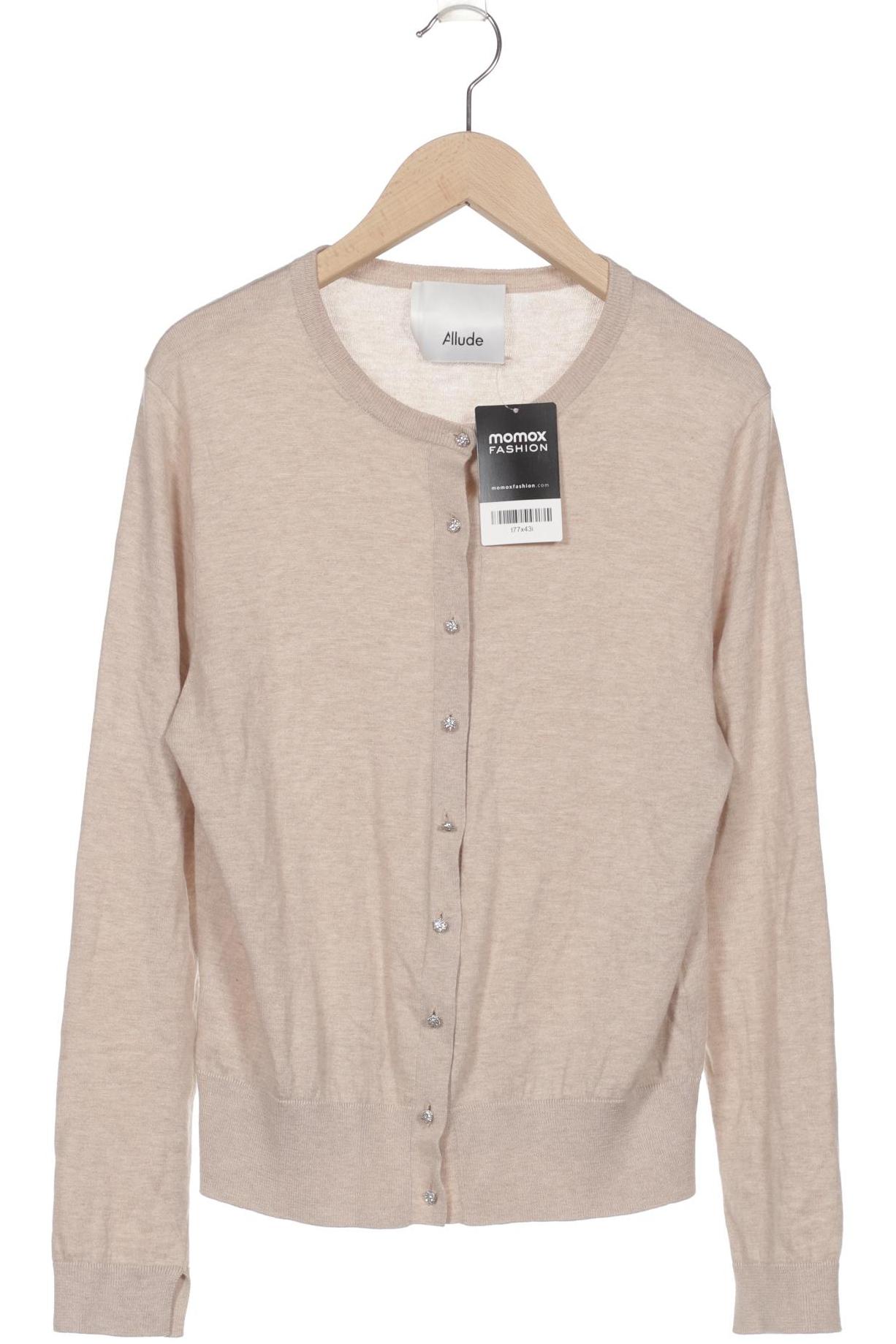 

Allude Damen Strickjacke, beige, Gr. 34