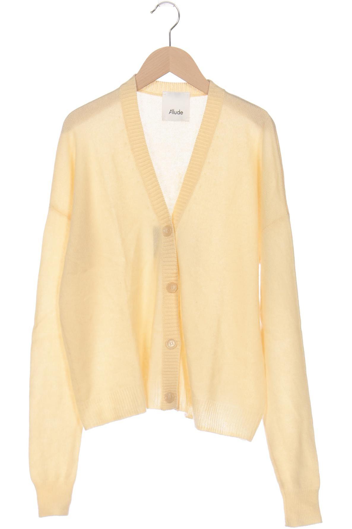 

Allude Damen Strickjacke, gelb, Gr. 42