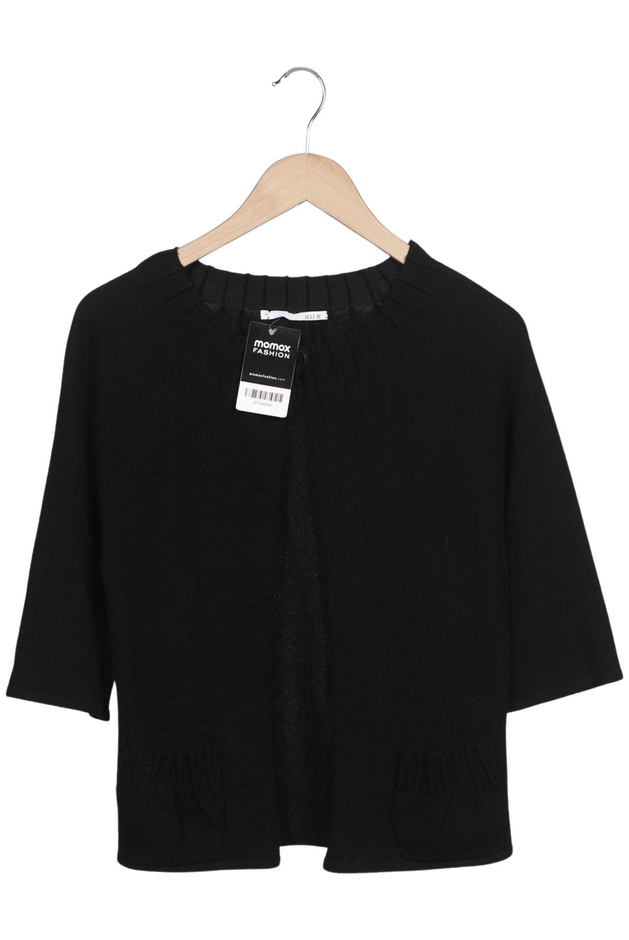 

Allude Damen Strickjacke, schwarz, Gr. 36