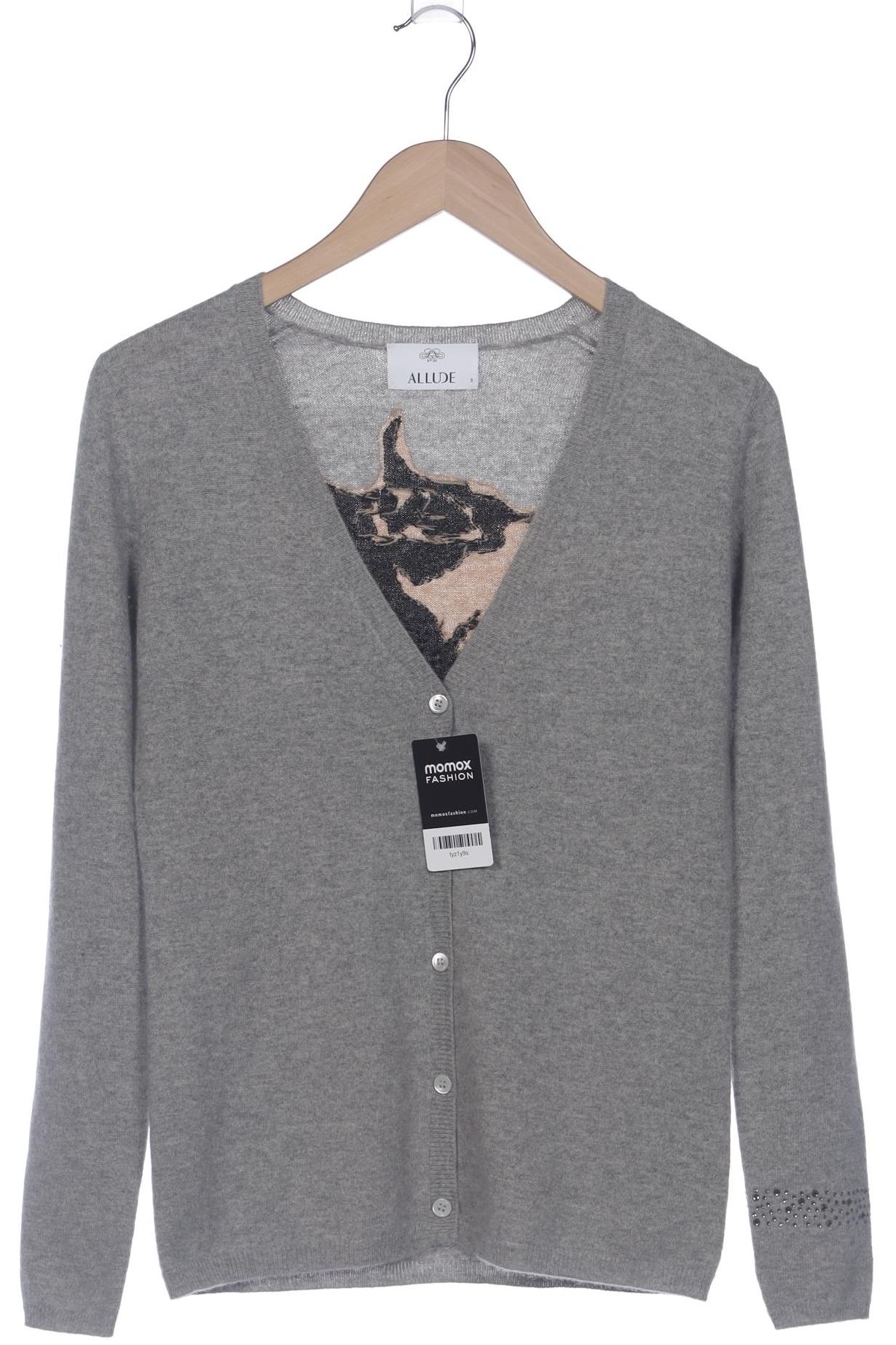 

Allude Damen Strickjacke, grau, Gr. 36