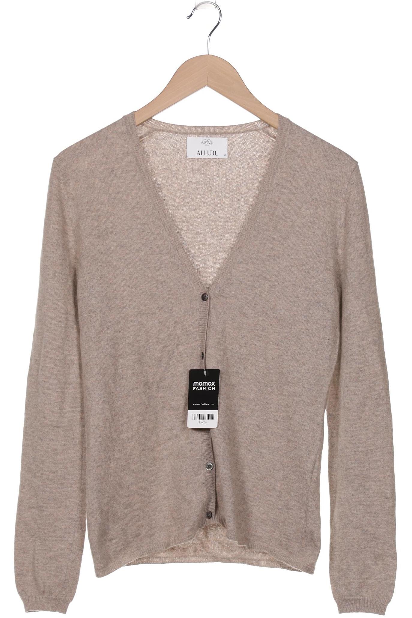 

Allude Damen Strickjacke, beige, Gr. 38