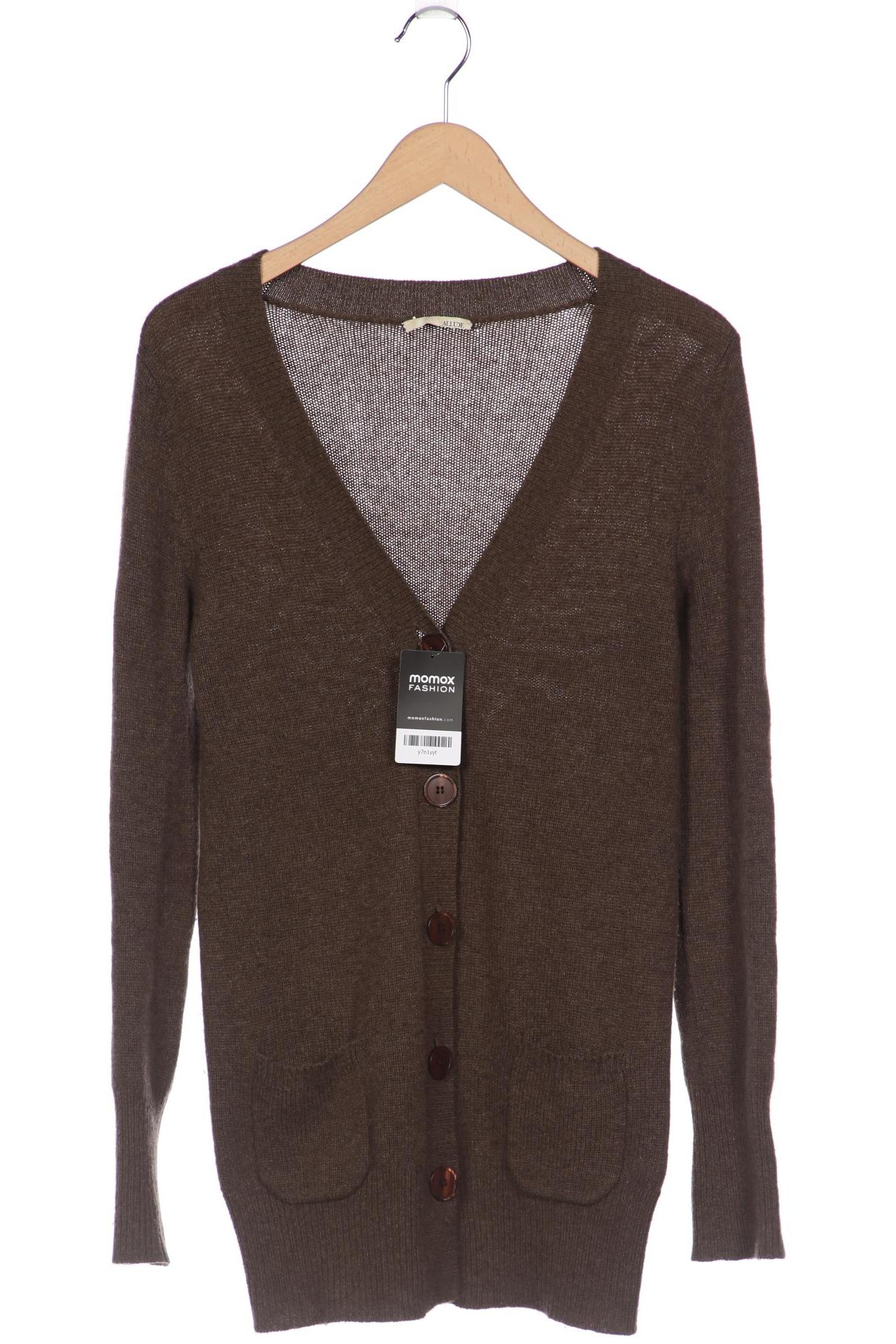 

Allude Damen Strickjacke, braun, Gr. 38