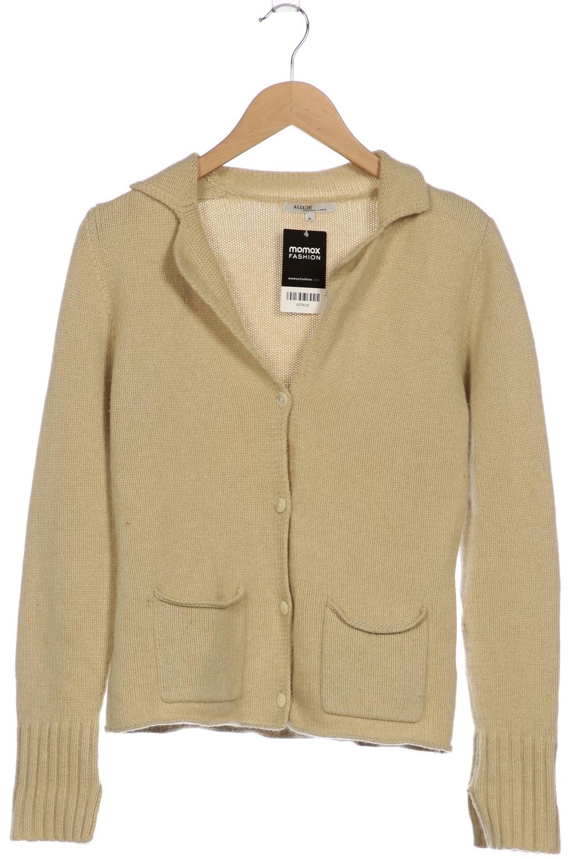 

Allude Damen Strickjacke, beige, Gr. 38