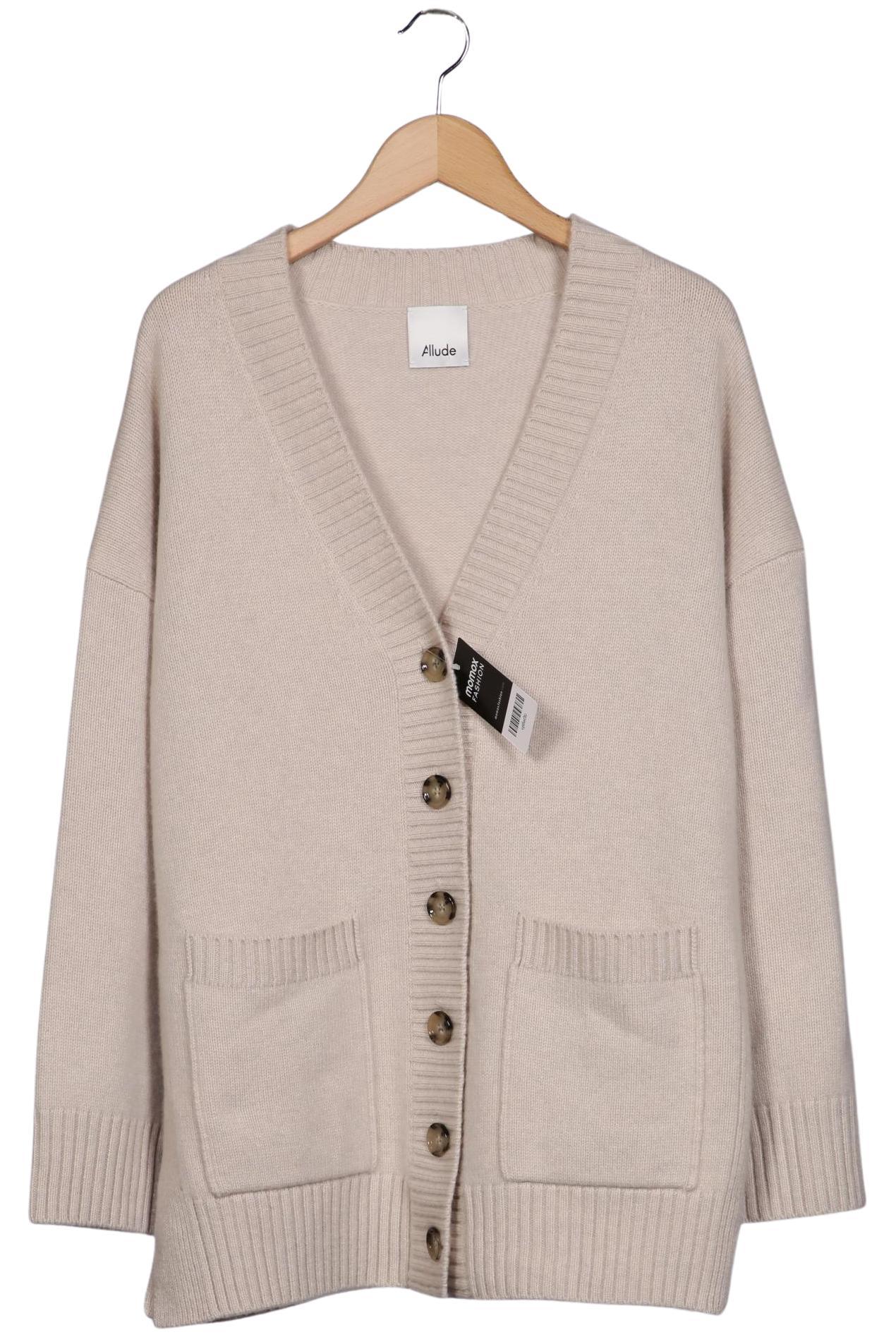 

Allude Damen Strickjacke, beige, Gr. 42