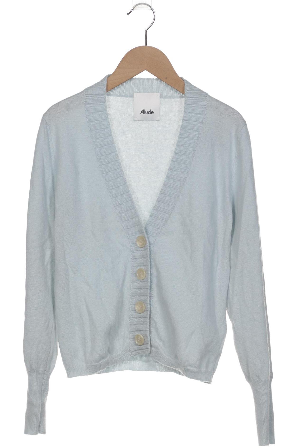 

Allude Damen Strickjacke, hellblau, Gr. 34