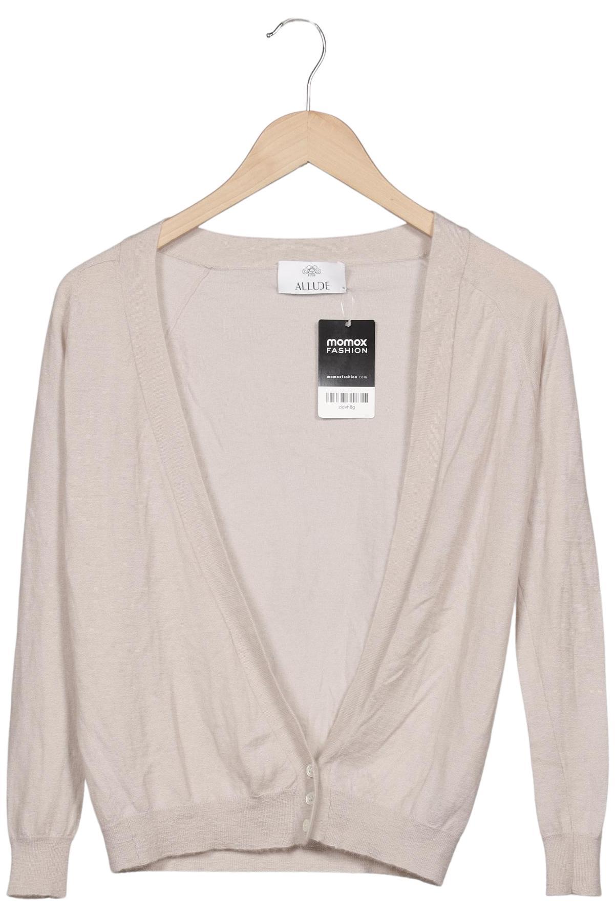 

Allude Damen Strickjacke, beige, Gr. 36