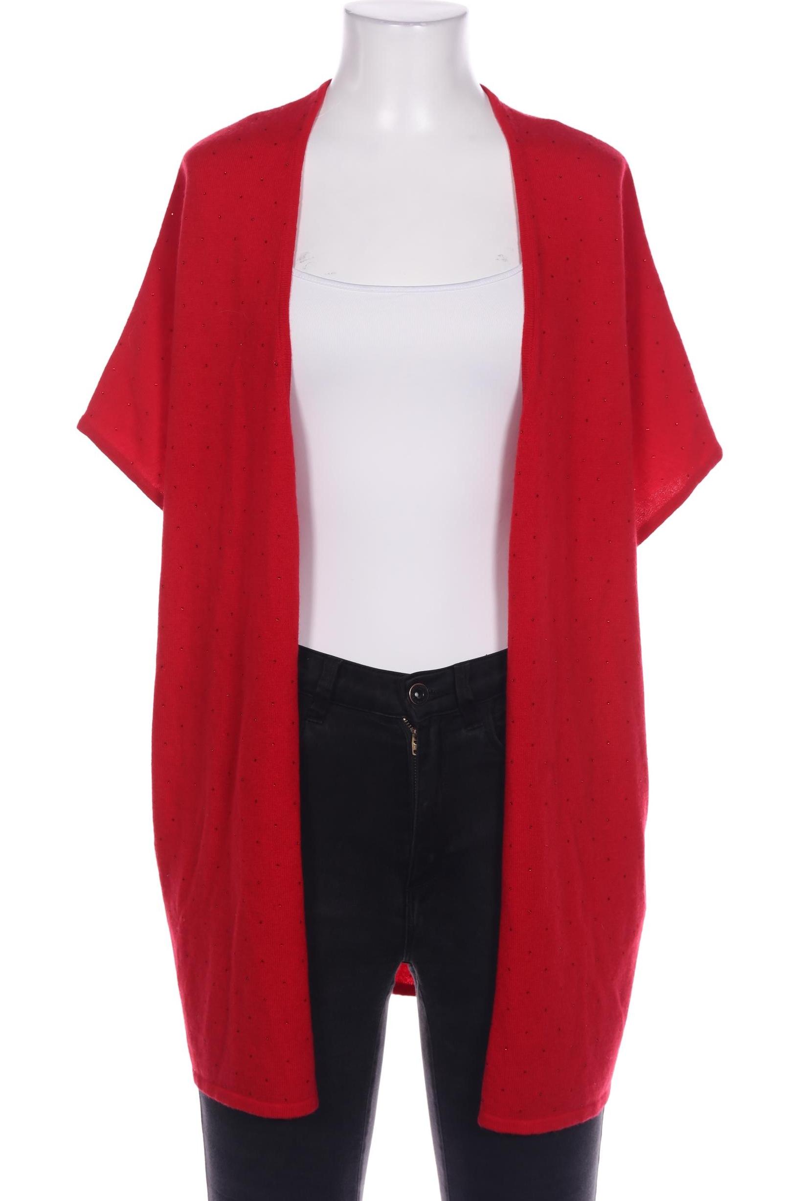 

Allude Damen Strickjacke, rot, Gr. 36