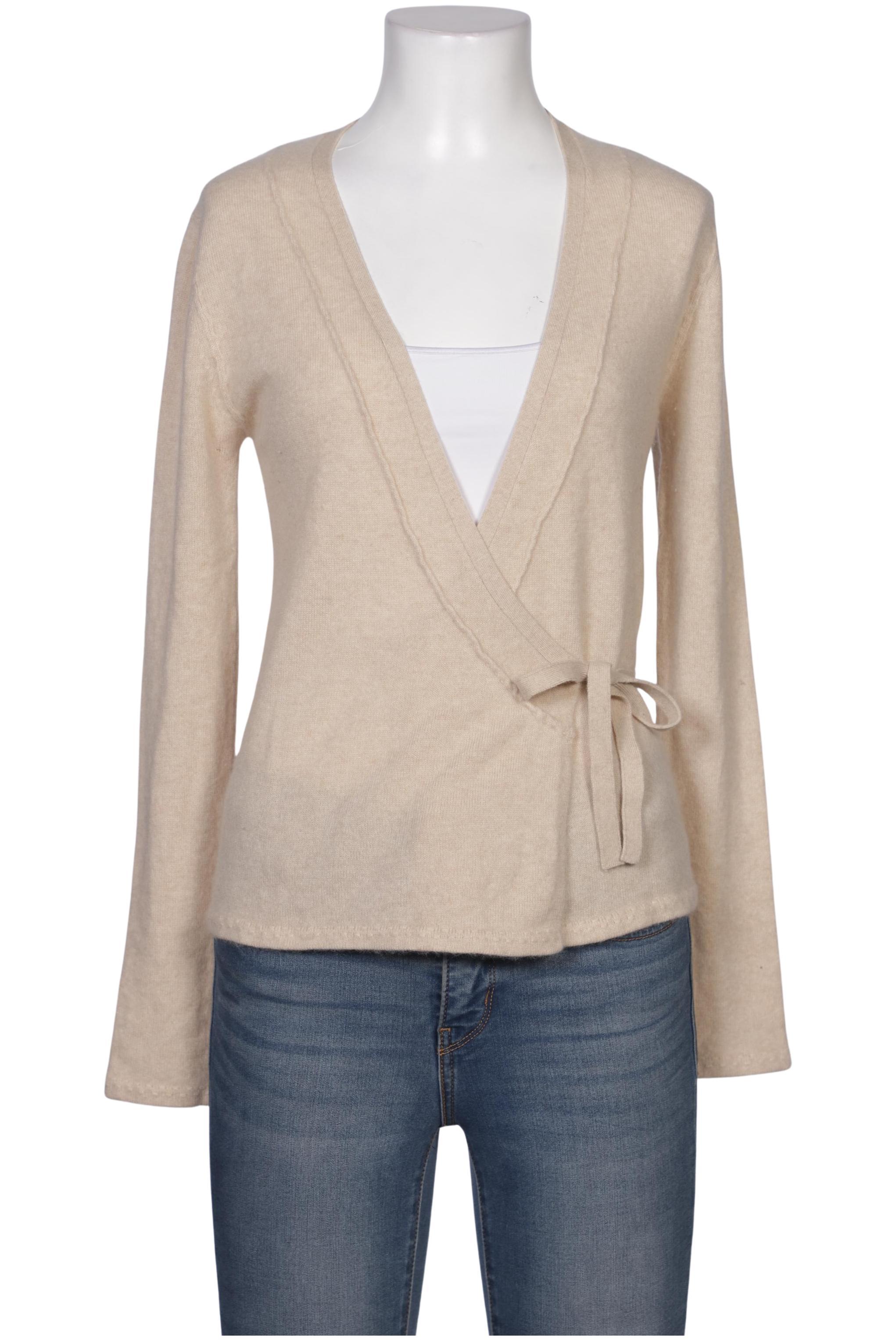 

Allude Damen Strickjacke, beige, Gr. 38