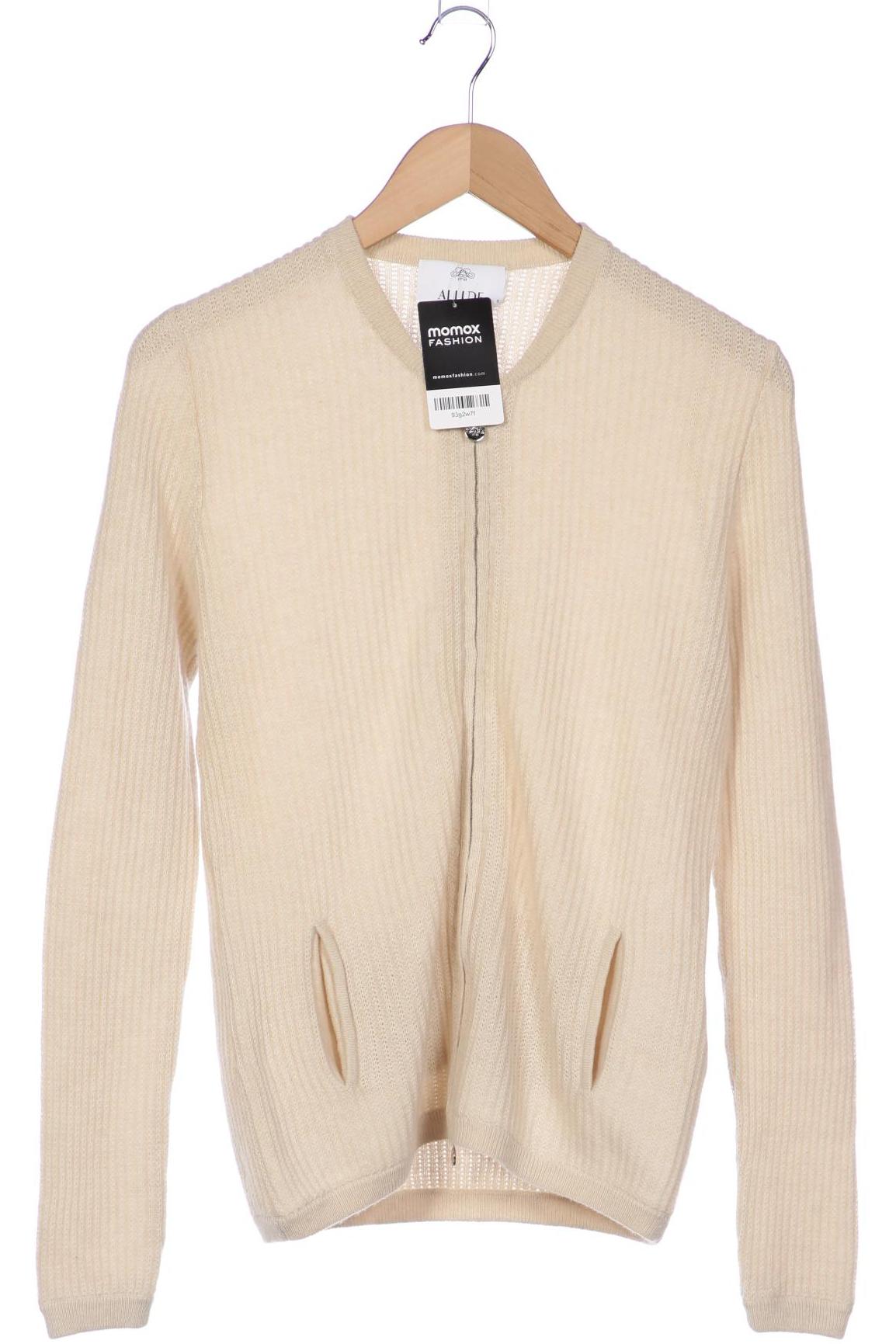 

Allude Damen Strickjacke, beige, Gr. 36