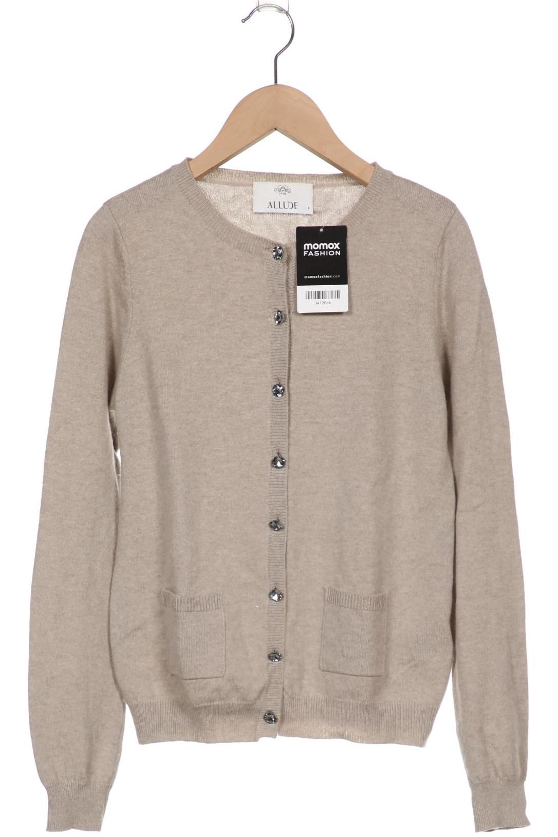 

Allude Damen Strickjacke, beige, Gr. 36
