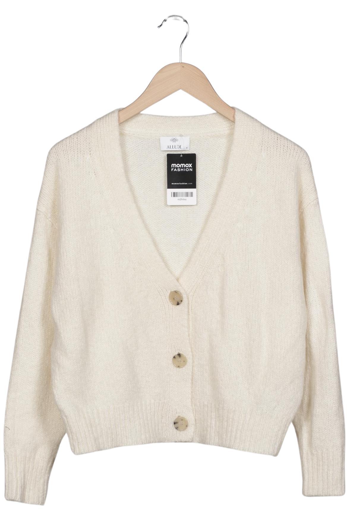 

Allude Damen Strickjacke, cremeweiß, Gr. 38