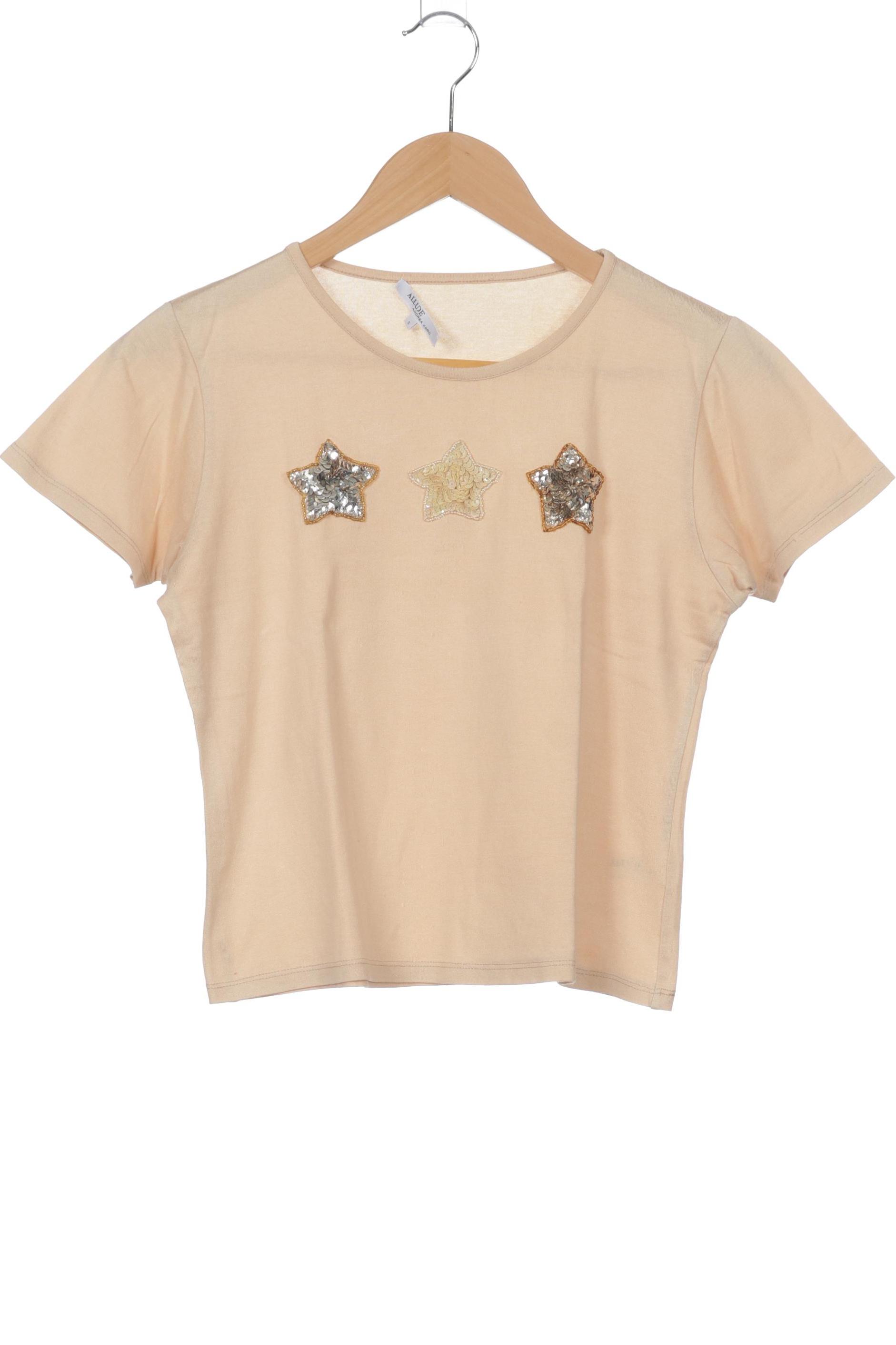 

Allude Damen T-Shirt, beige, Gr. 36