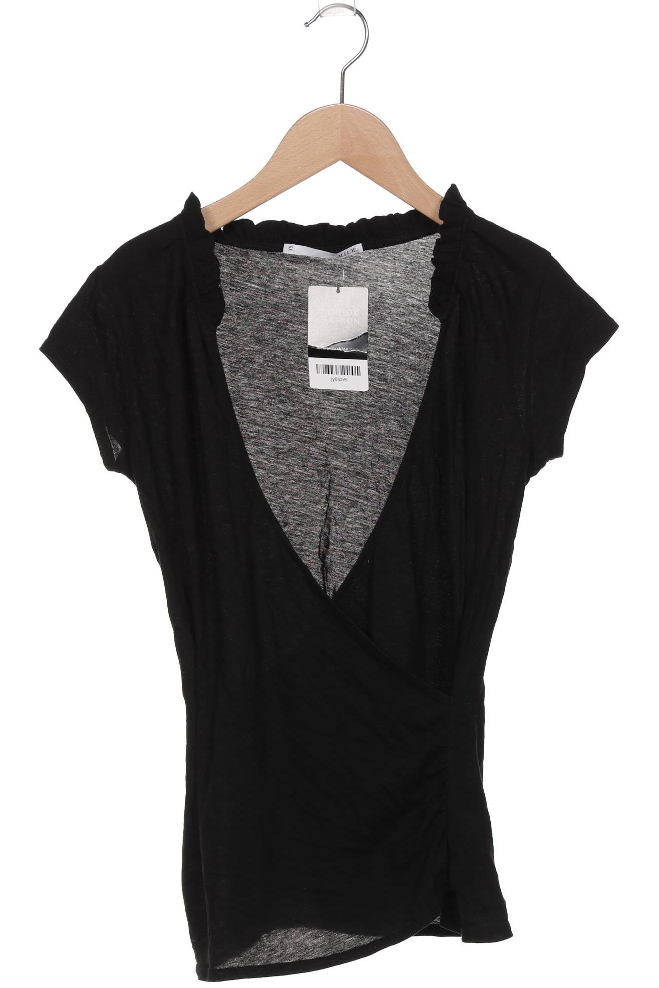 

Allude Damen T-Shirt, schwarz, Gr. 34