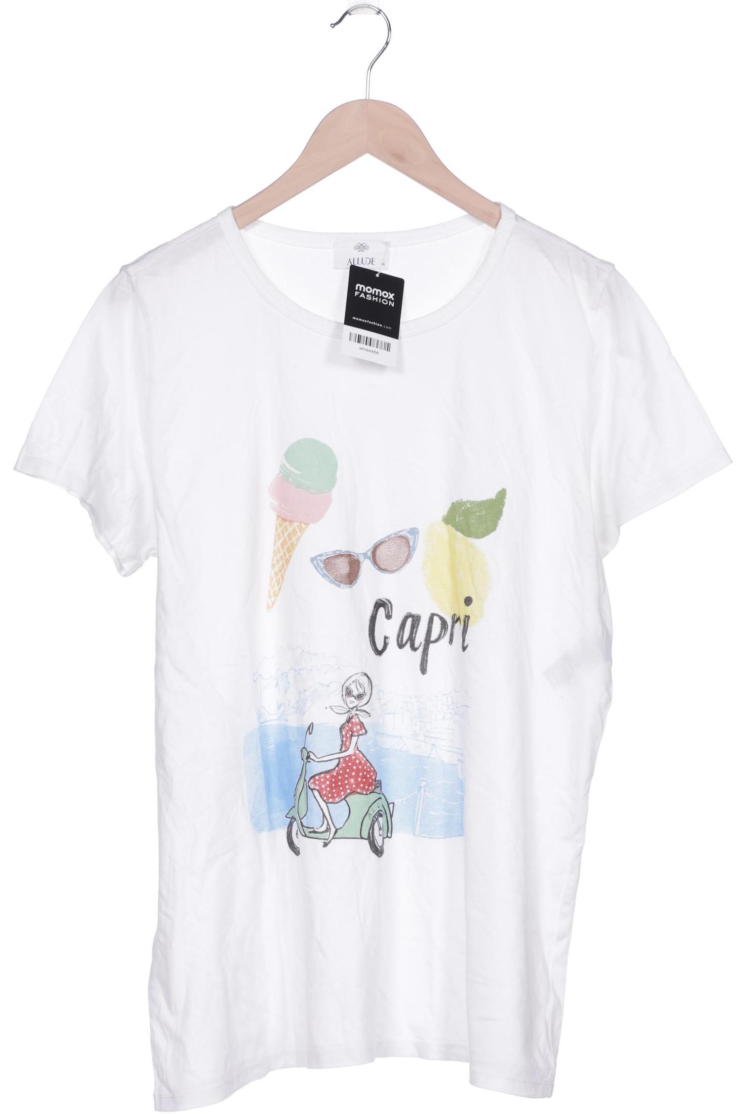 

ALLUDE Damen T-Shirt, weiß