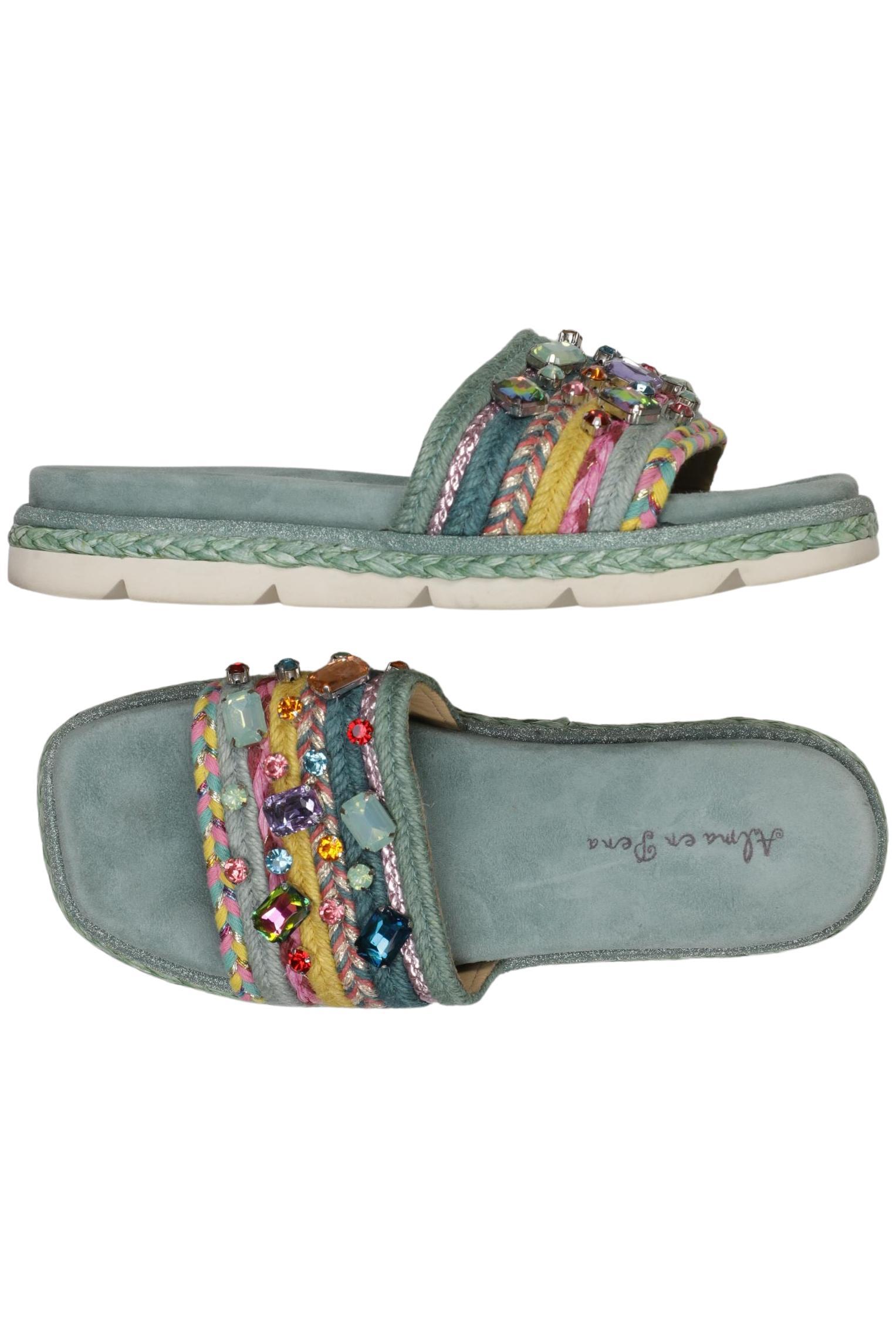 

Alma en Pena Damen Sandale, hellgrün, Gr. 39