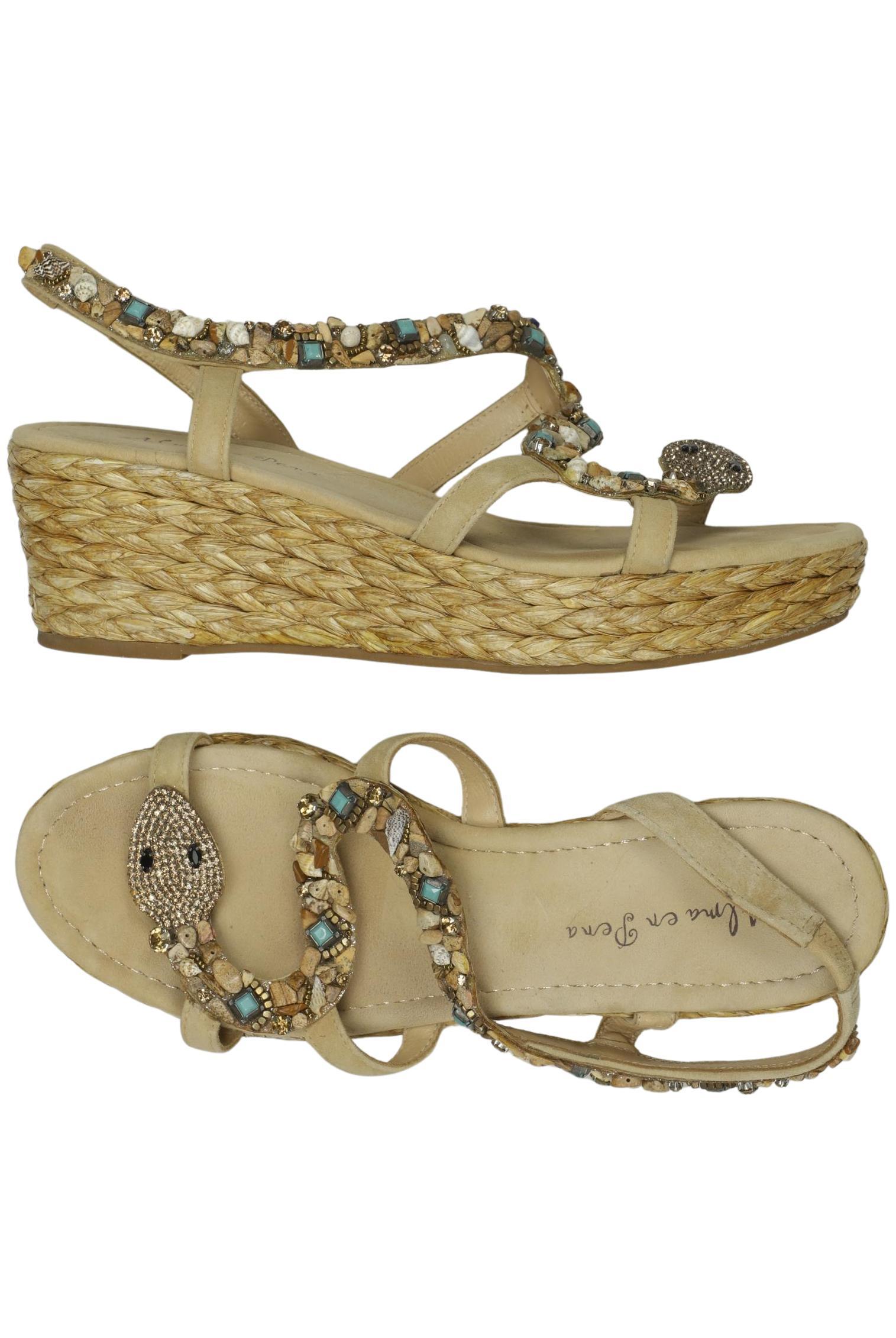 

Alma en Pena Damen Sandale, beige, Gr. 41