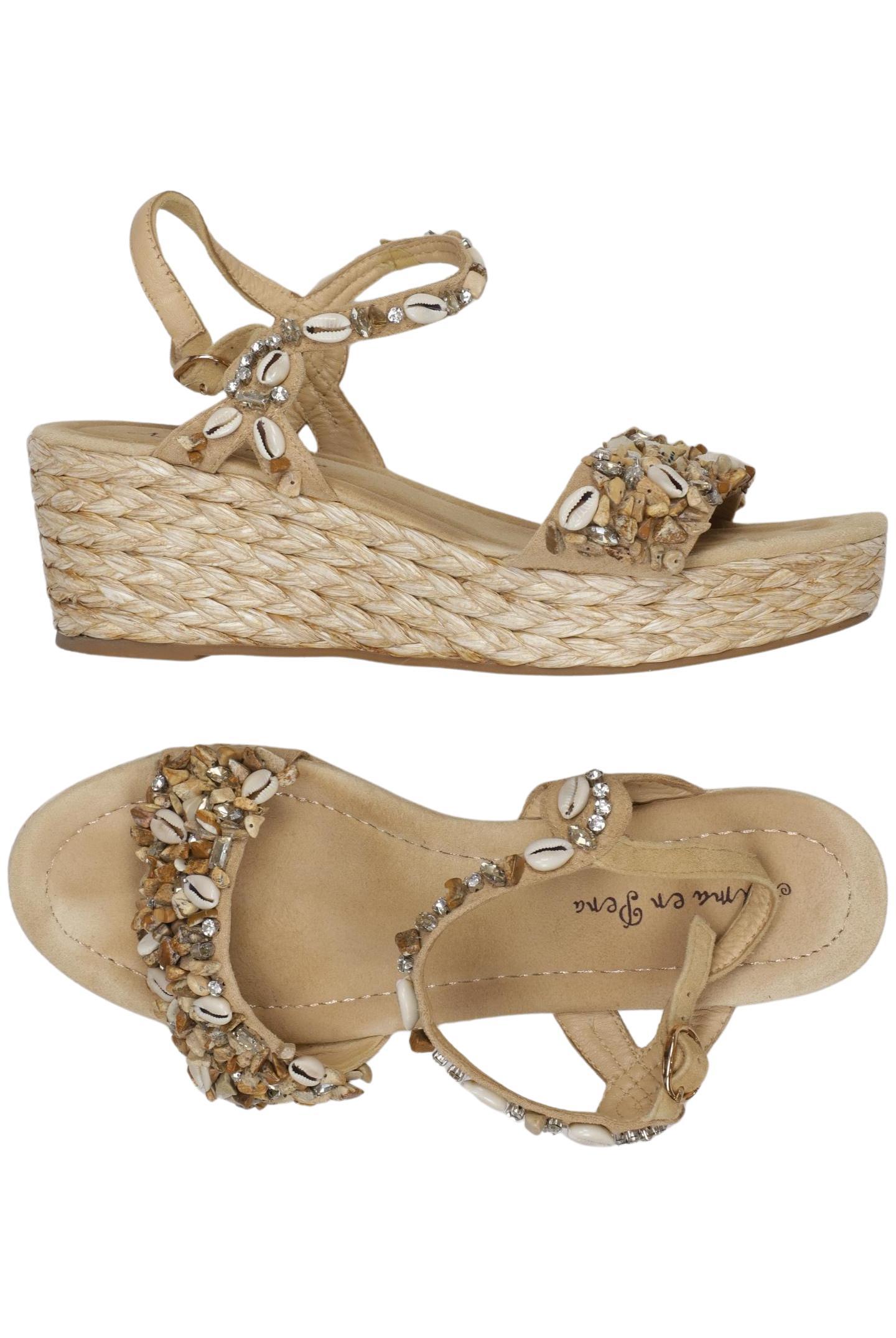 

Alma en Pena Damen Sandale, beige, Gr. 40
