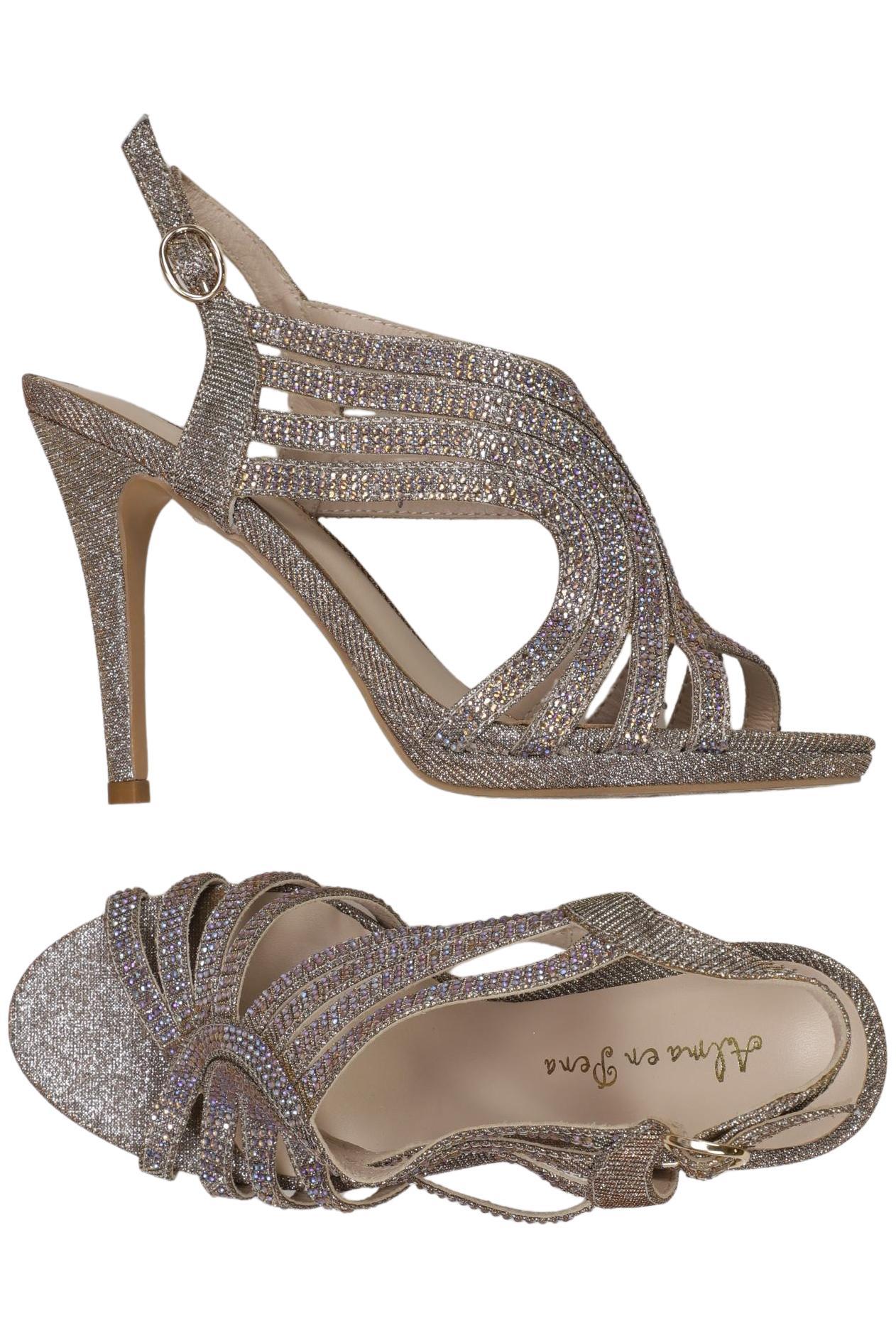 

Alma en Pena Damen Sandale, silber, Gr. 39