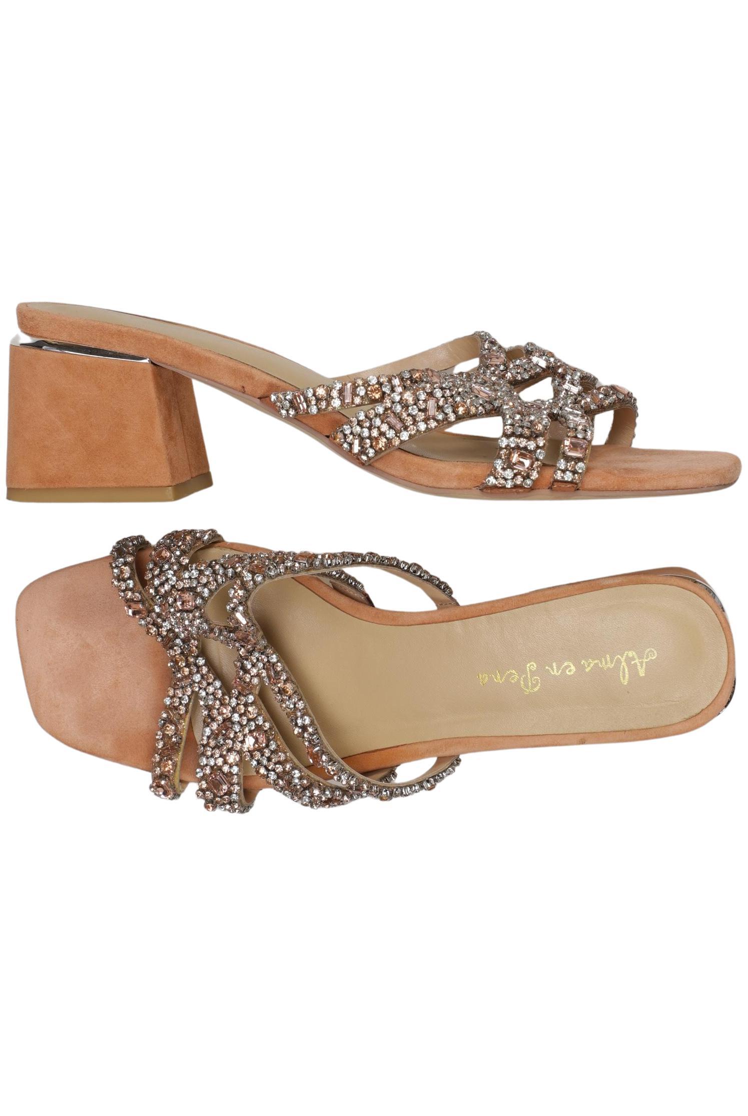 

Alma en Pena Damen Sandale, braun, Gr. 39